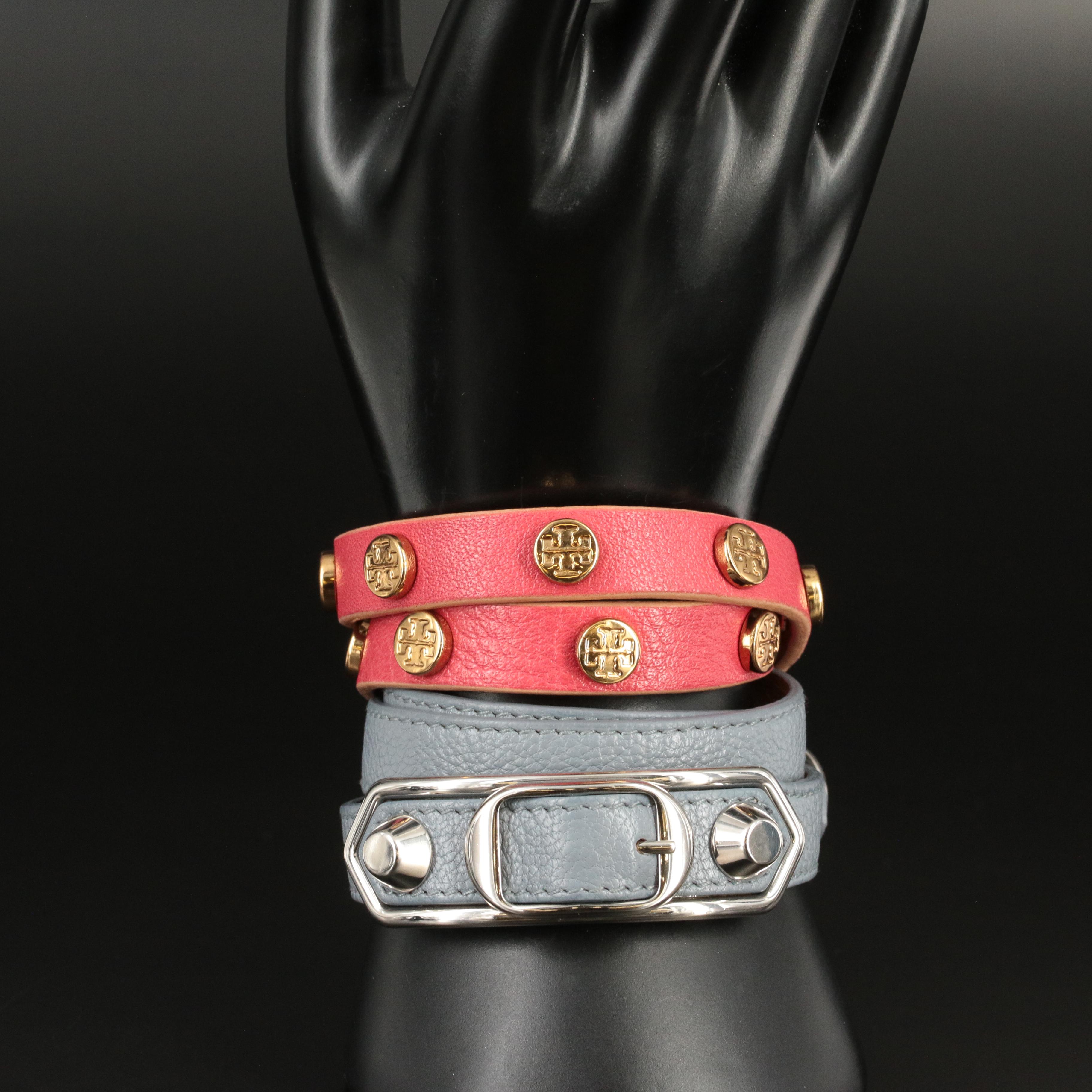 Balenciaga 'Arena', Jimmy Choo, and Tory Burch Bracelets