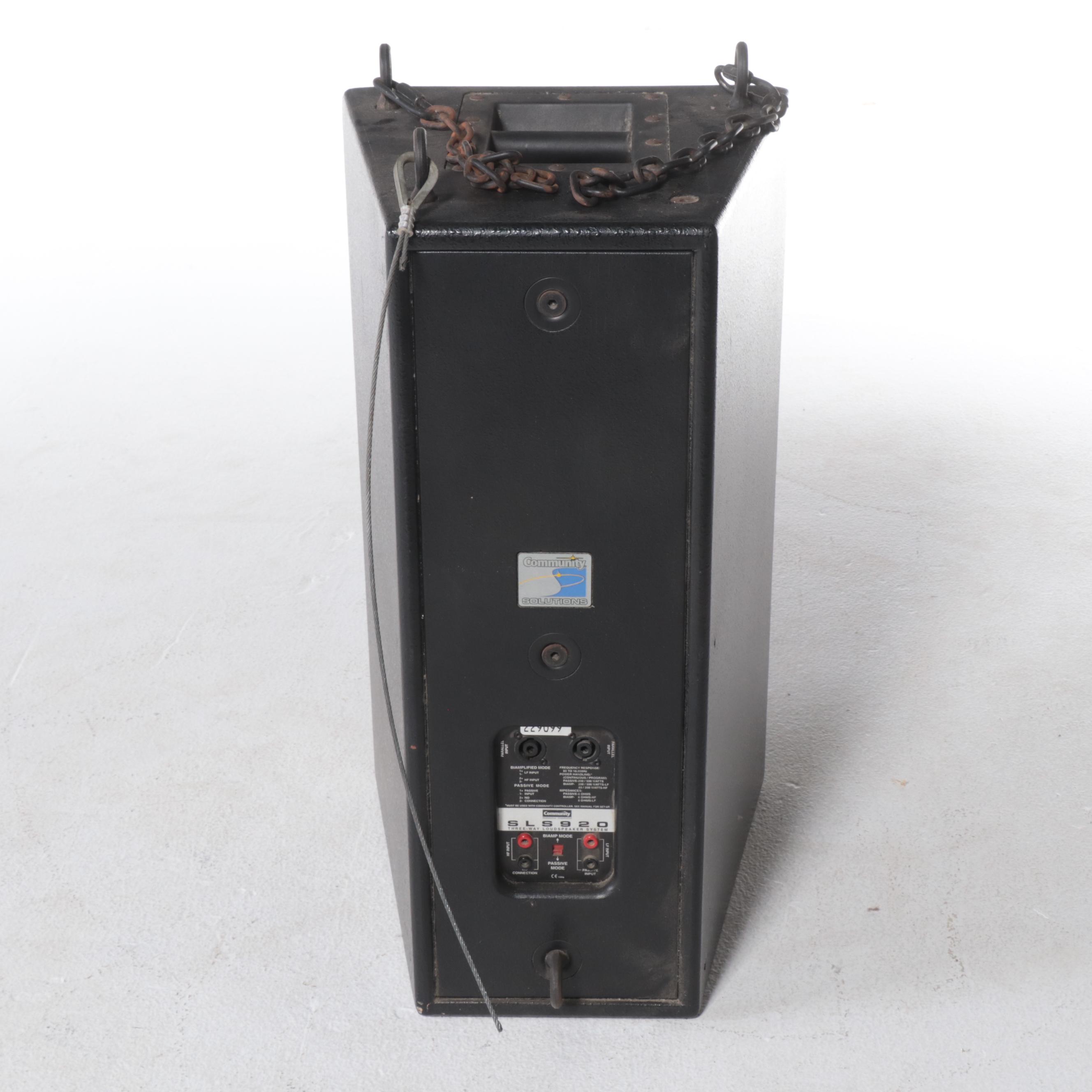 Set of Six Community Solutions SLS920 Loudspeakers