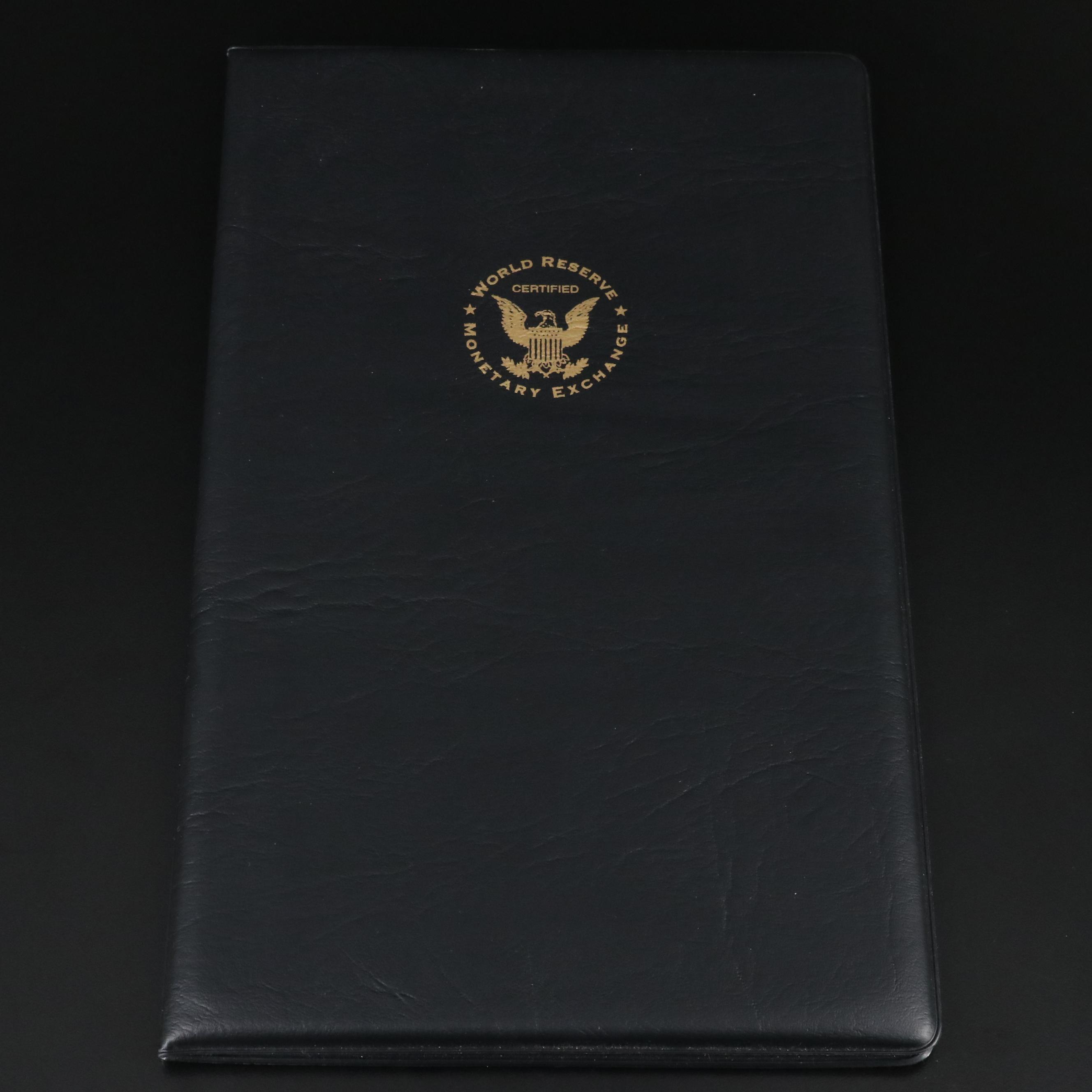 Set of Four Uncut $1 Federal Reserve Notes