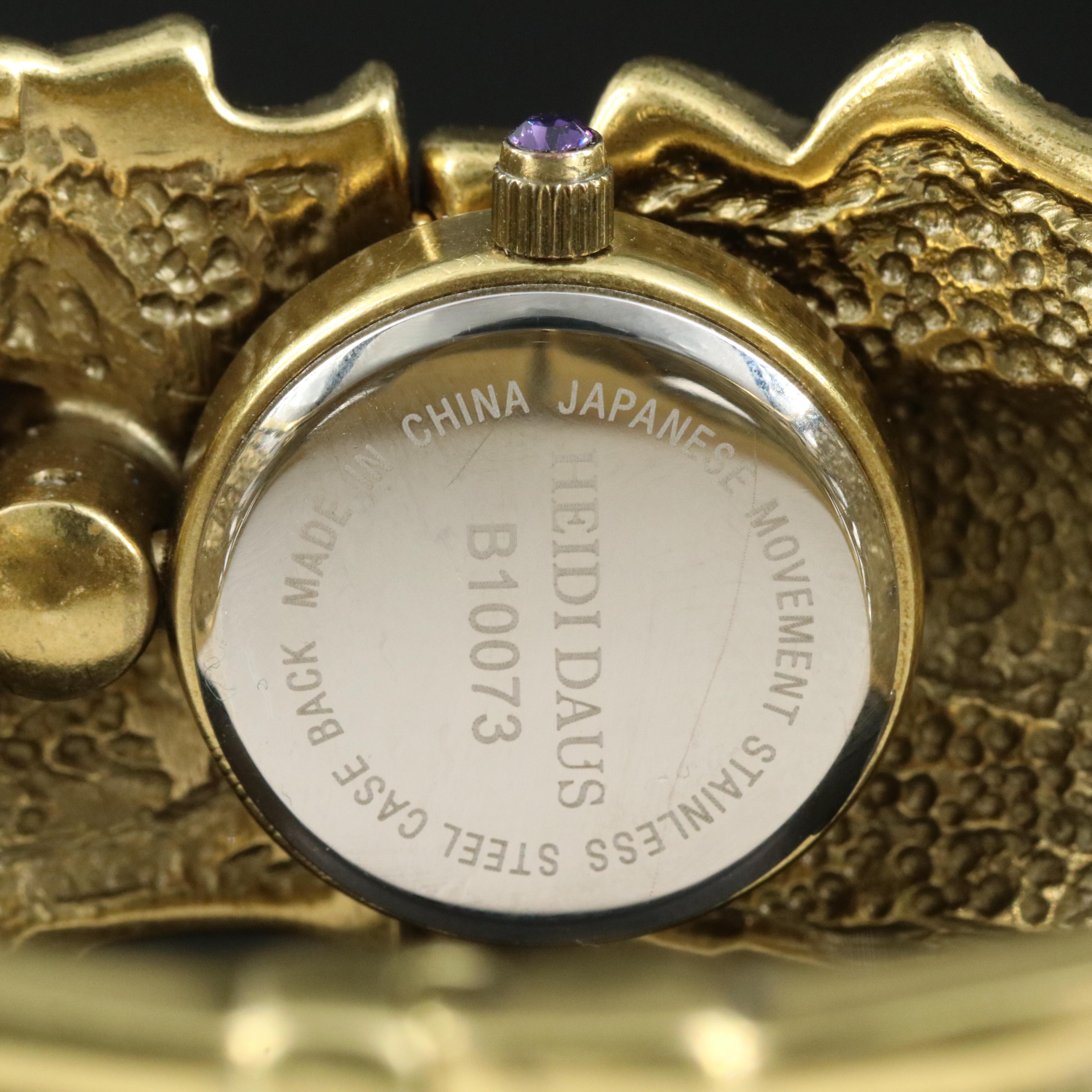 Heidi Daus Kissing Frogs Hidden Watch