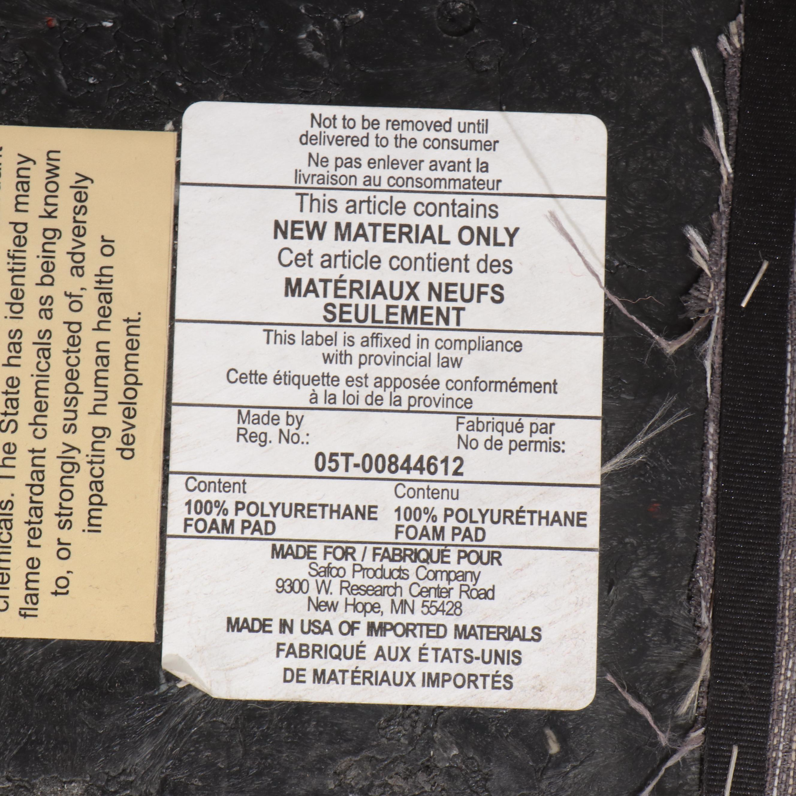 Safco Upholstered Office Chair and Modern Style Side Table