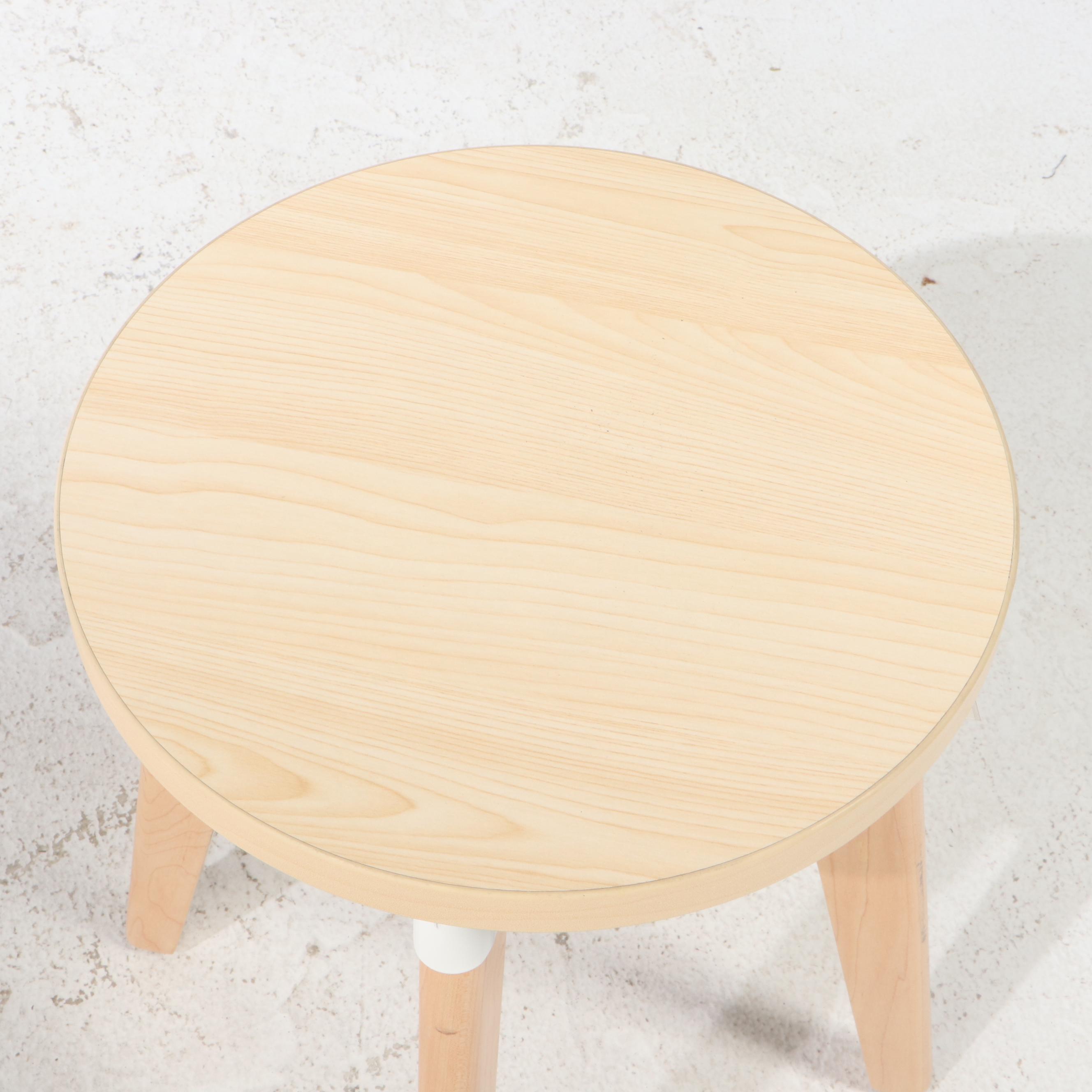 Safco Upholstered Office Chair and Modern Style Side Table