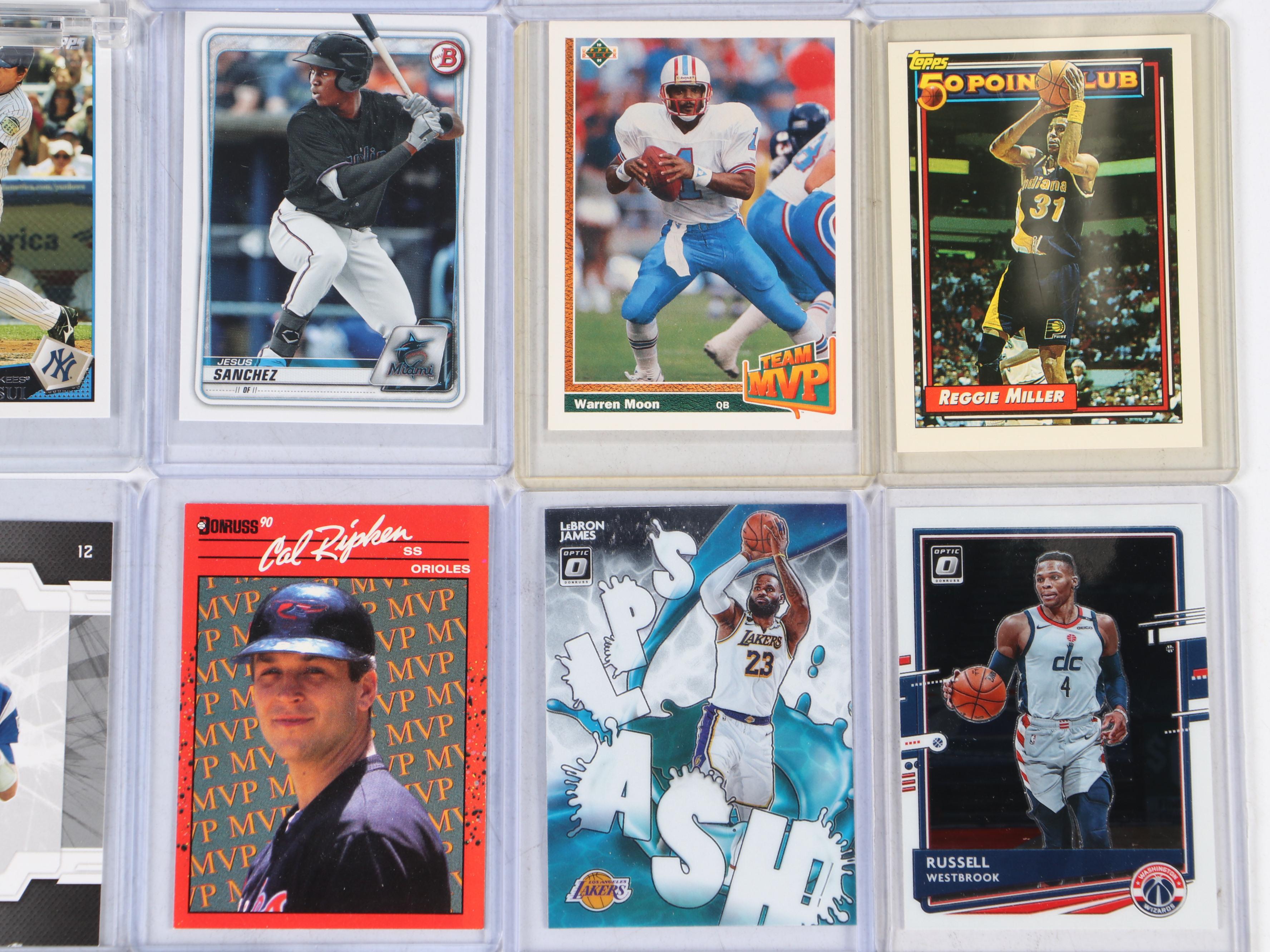 Donruss Elite and More Sports Cards with Tom Brady, LeBron James, Cal Ripken Jr.