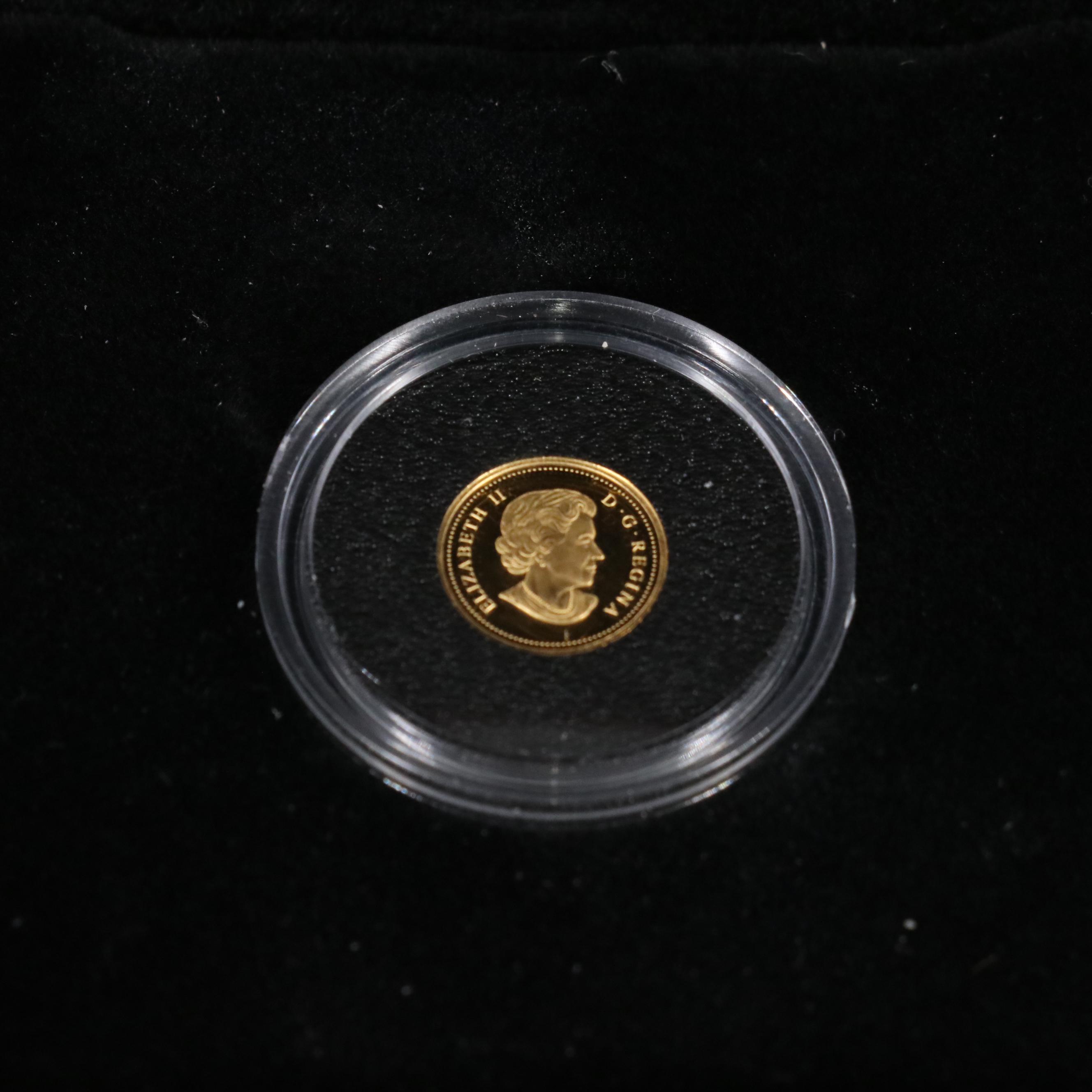 2011 Canada Fine Gold 25-Cent Coin