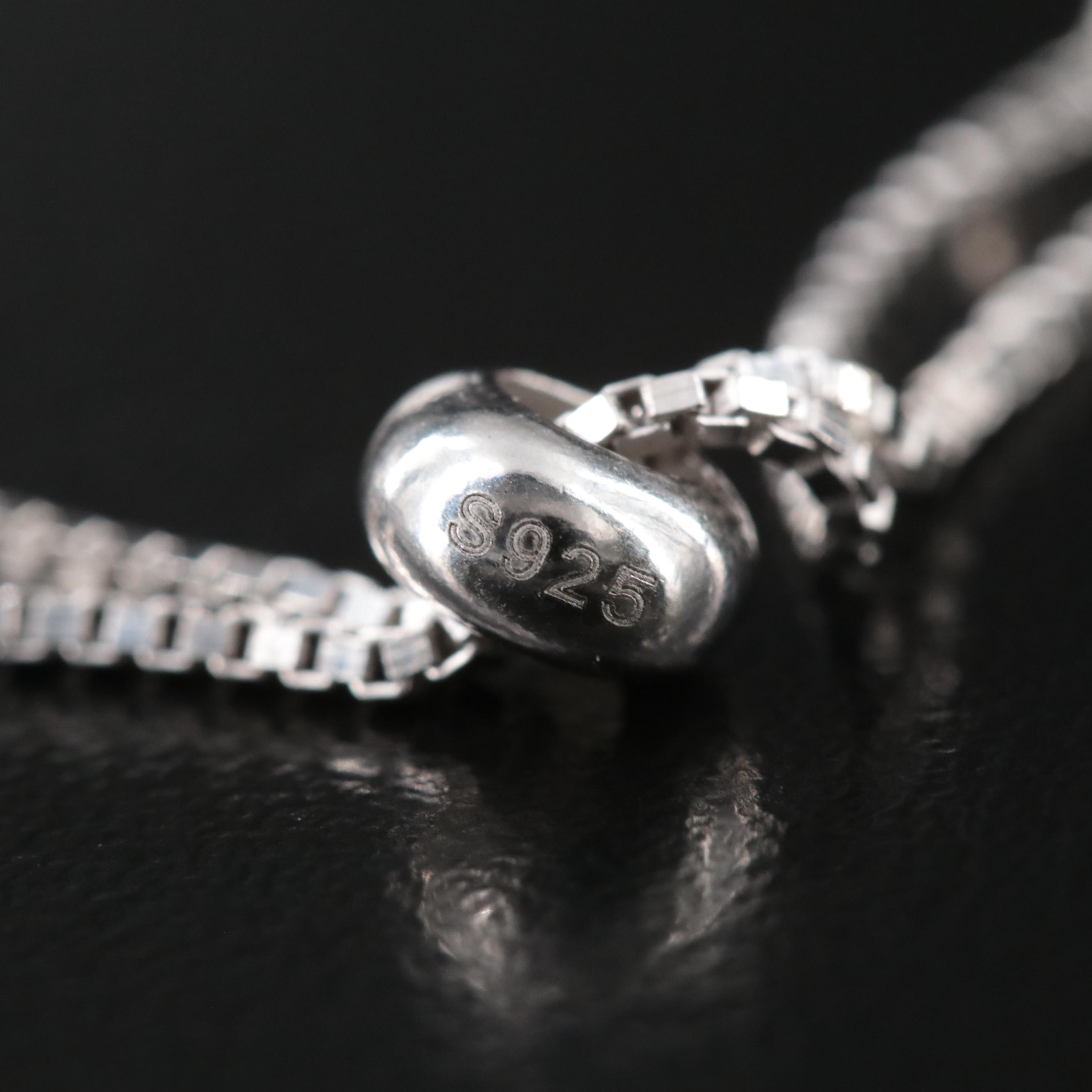 Sterling Fire Opal Bolo Bracelet