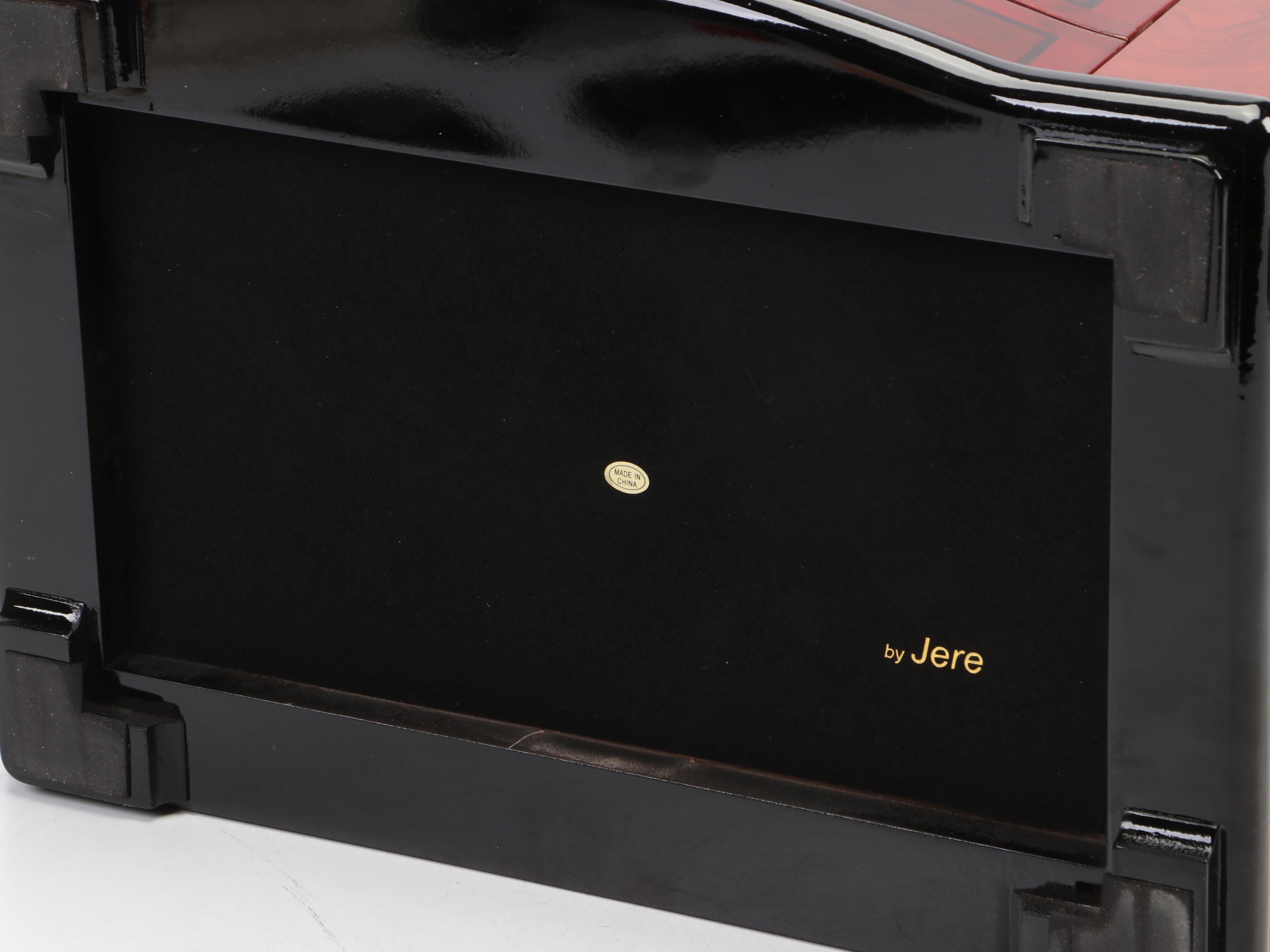 Jere High Gloss Finish Wooden Jewelry Box