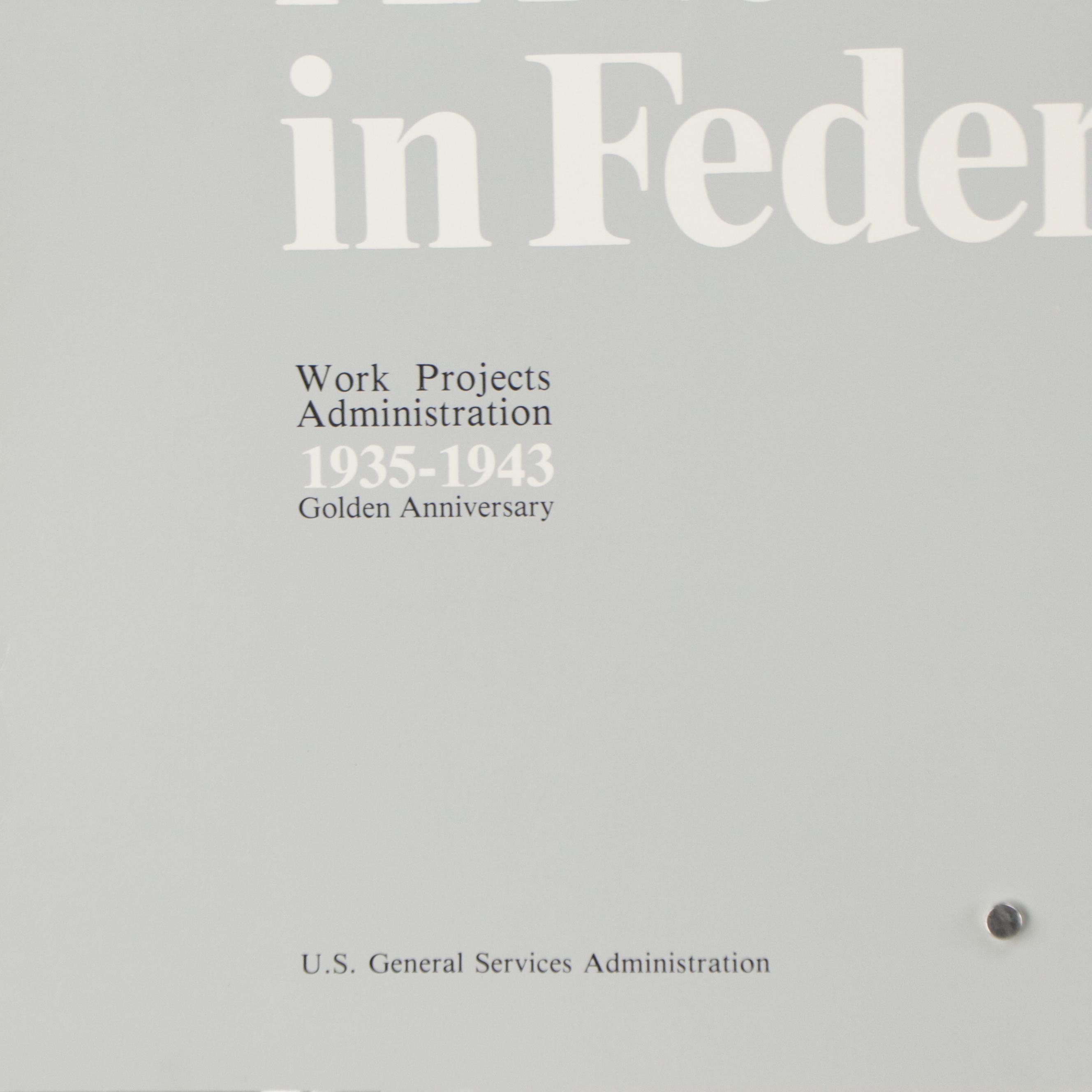 Offset Lithographic Posters "A New Deal for American Art in Federal Buildings"