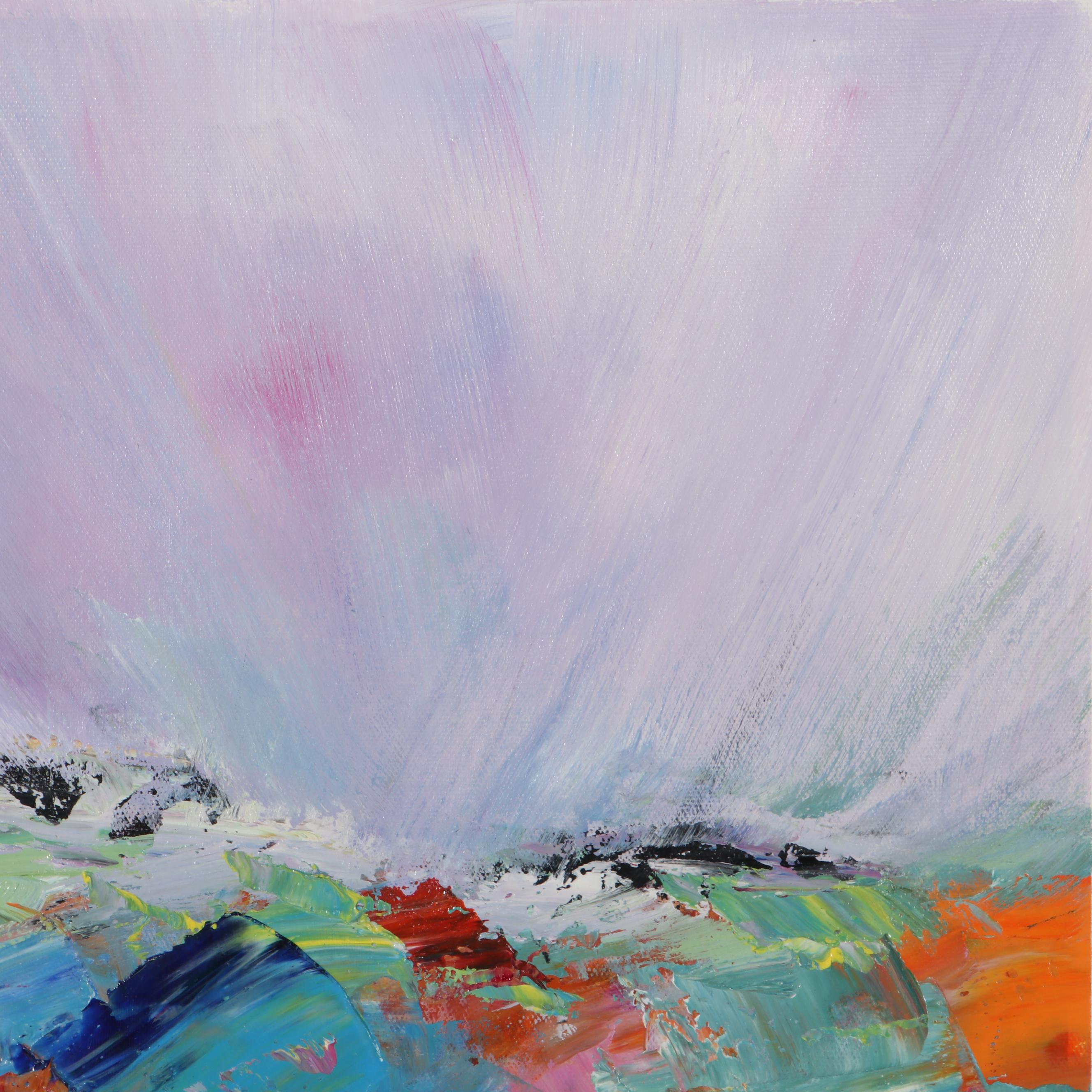 Bing Abstract Landscape Oil Painting, 21st Century