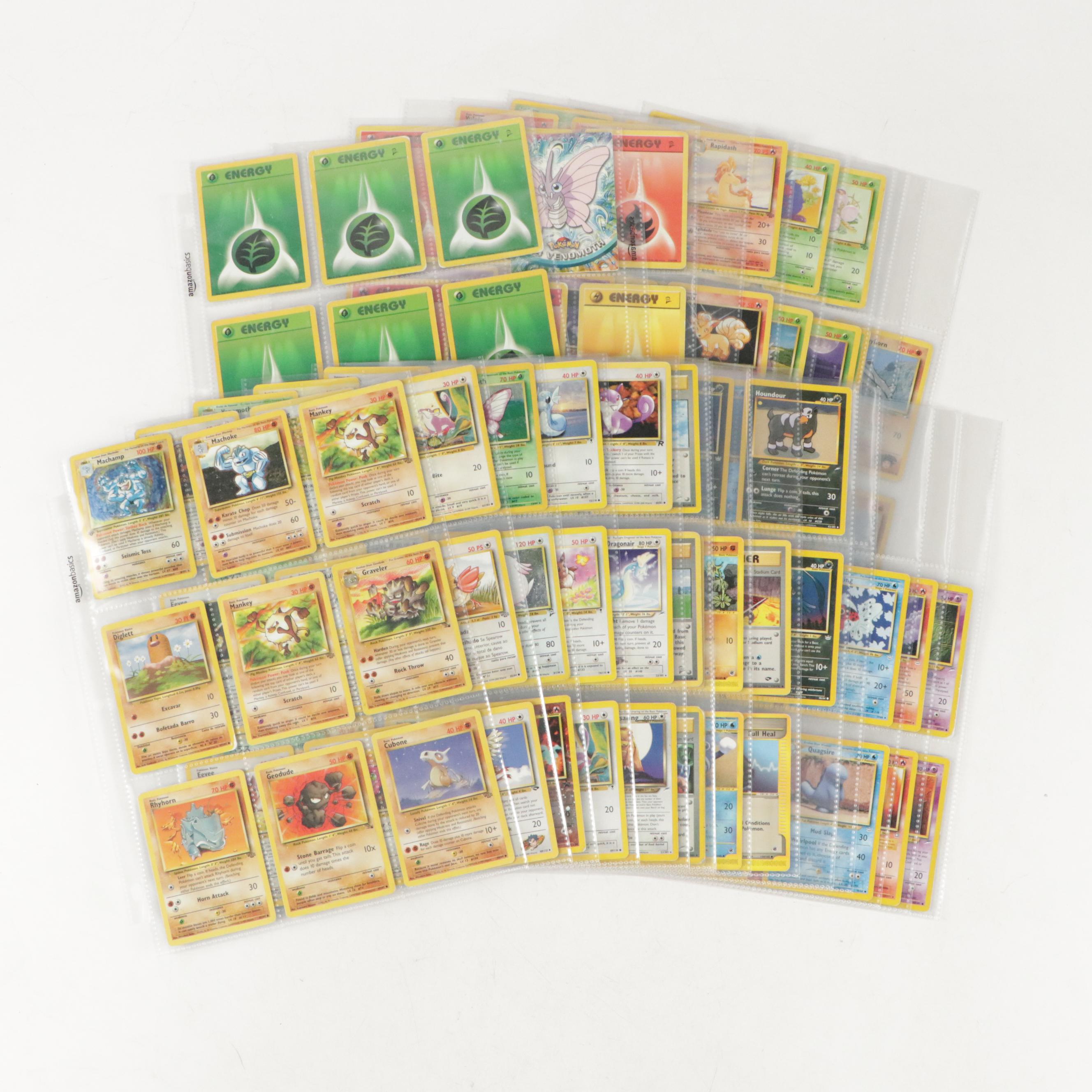 Pokémon and Yu-Gi-Oh! Cards Including 1st Edition and Foils, 1990s