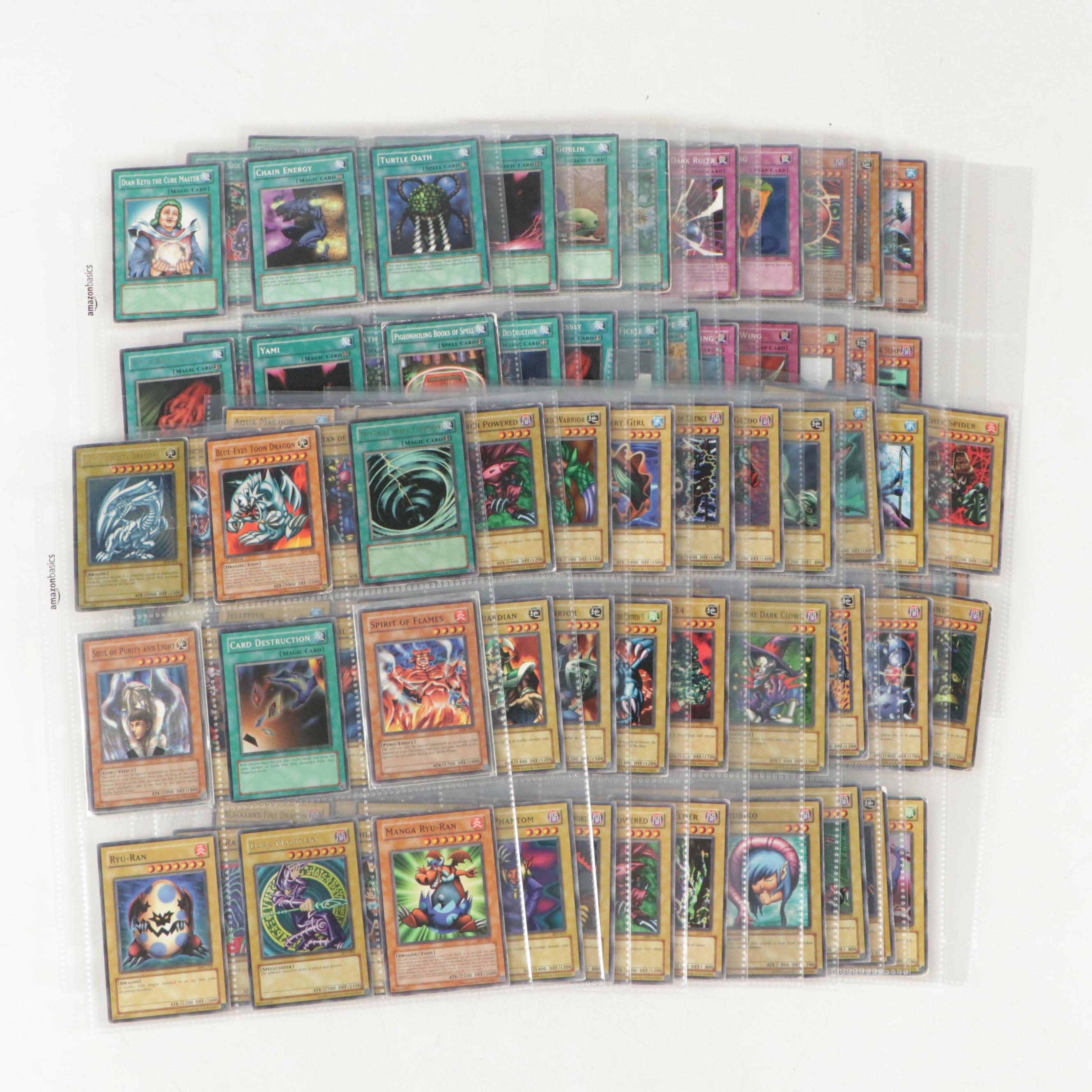 Pokémon and Yu-Gi-Oh! Cards Including 1st Edition and Foils, 1990s