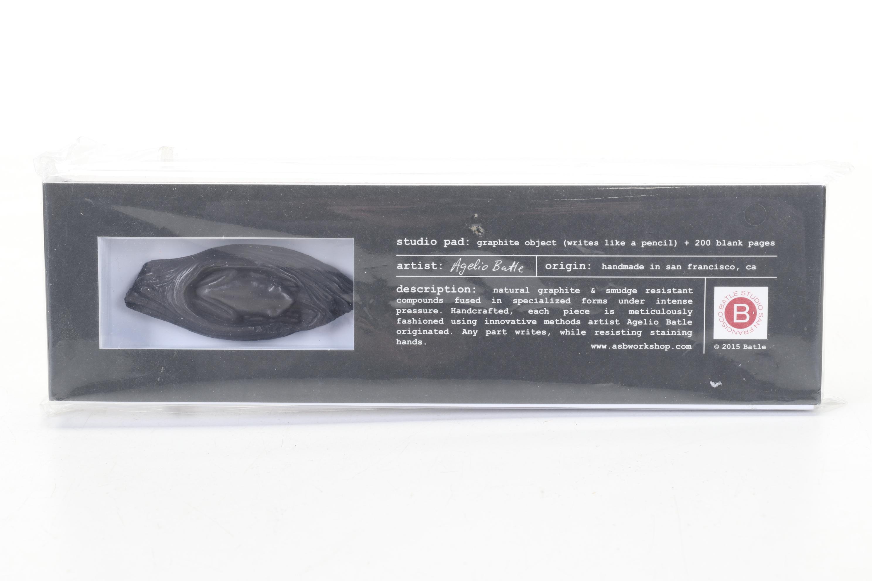 Batle Studio Handmade Graphite Curio Drawing Objects