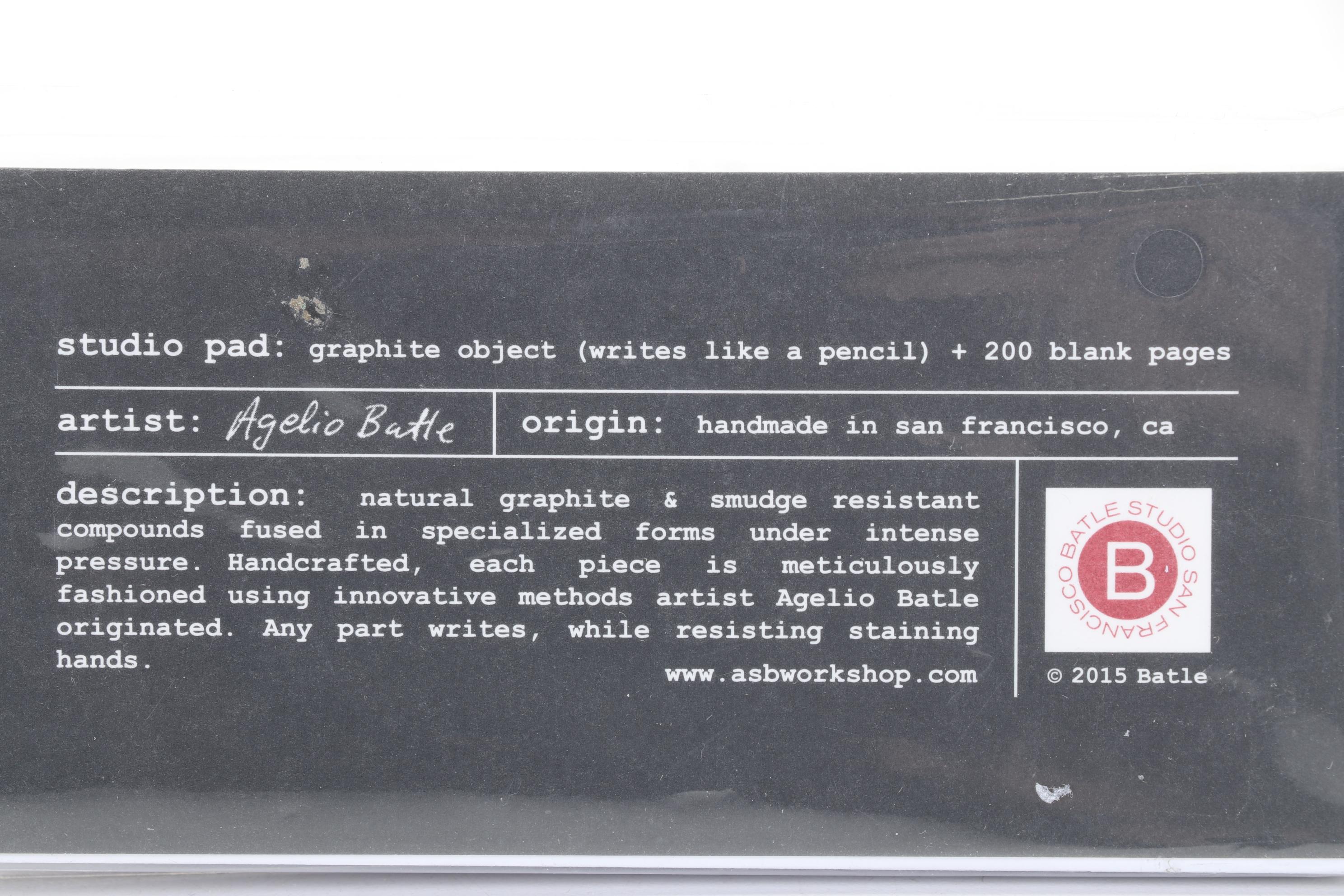 Batle Studio Handmade Graphite Curio Drawing Objects