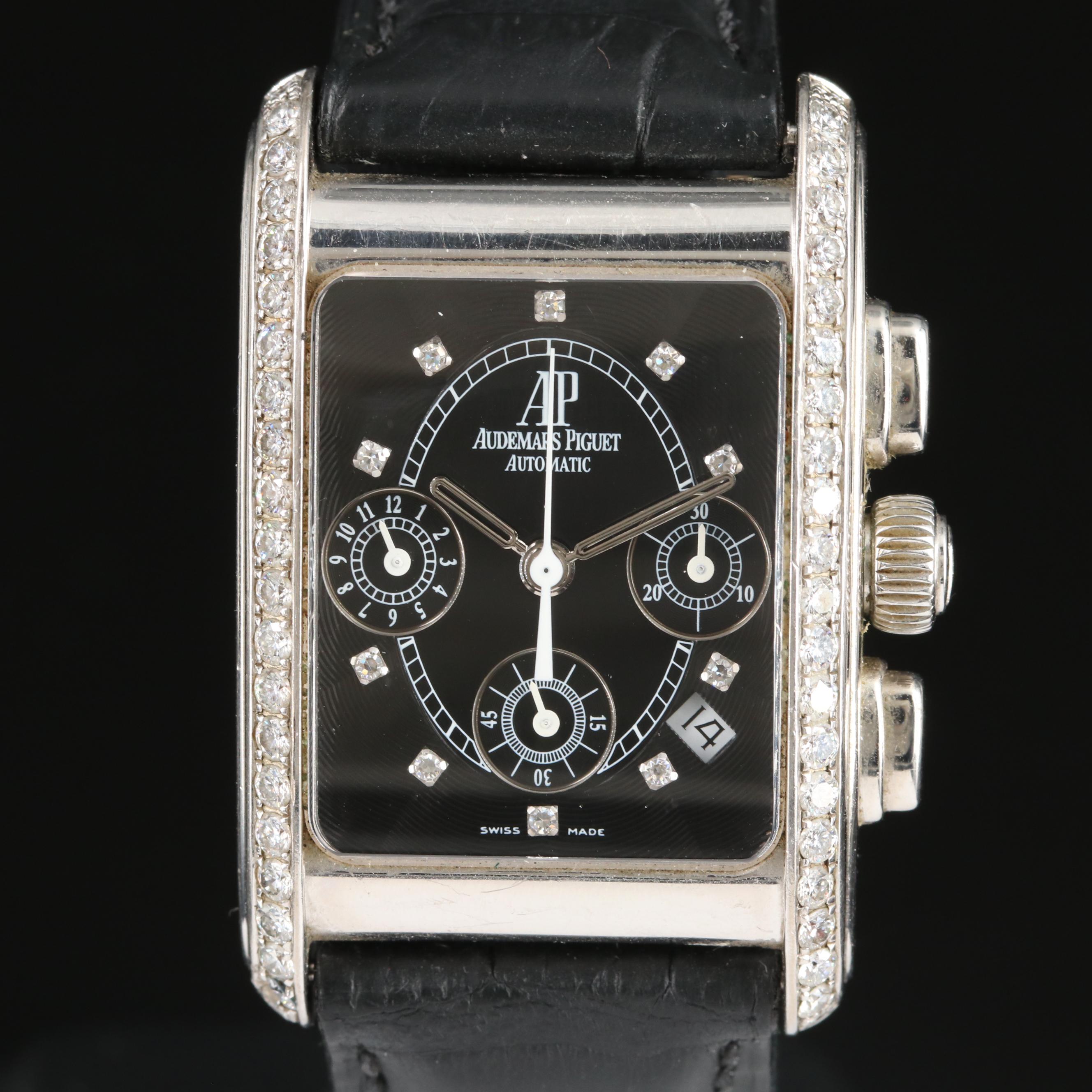 18K Audemars Piguet 1.42 CTW Diamond Automatic Watch