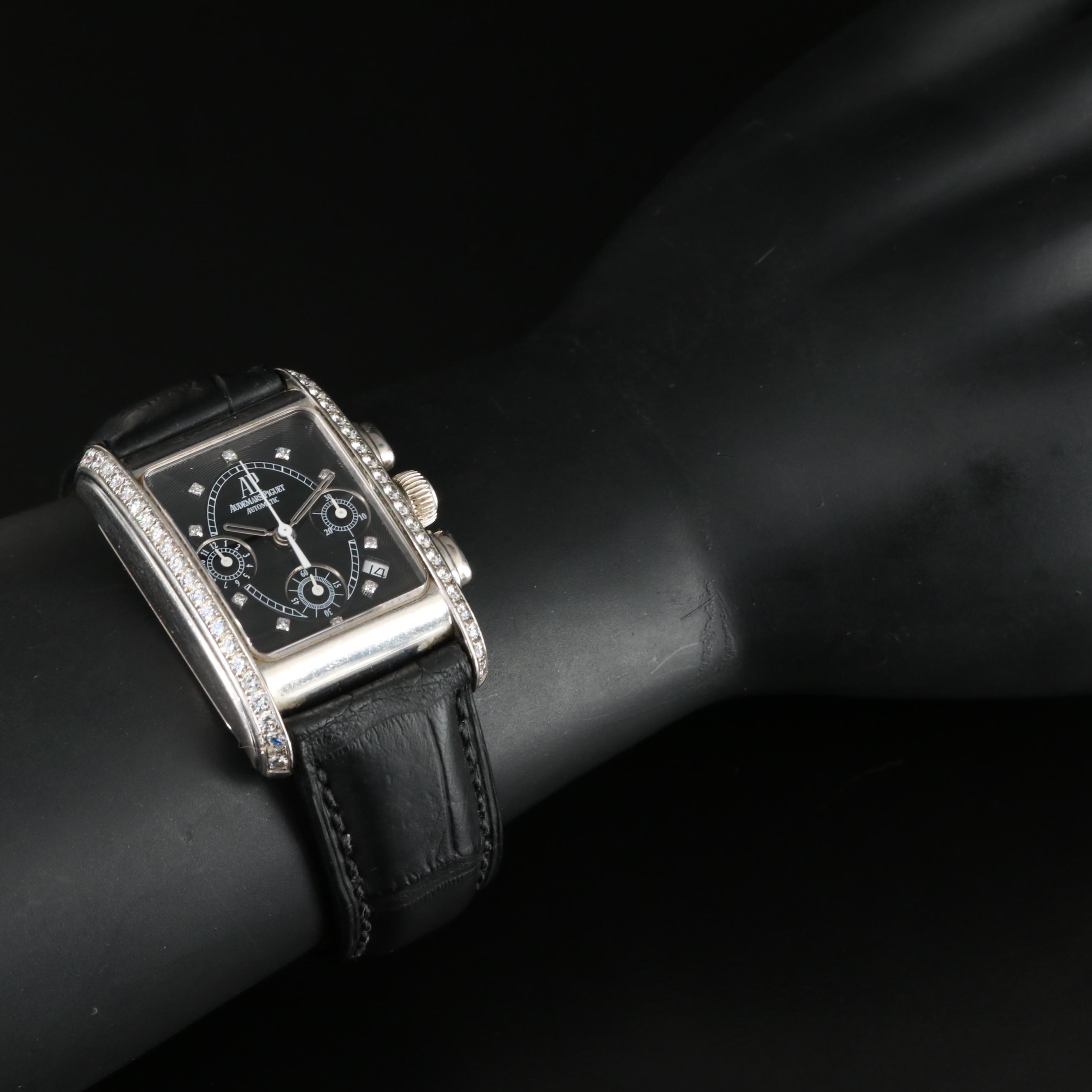 18K Audemars Piguet 1.42 CTW Diamond Automatic Watch