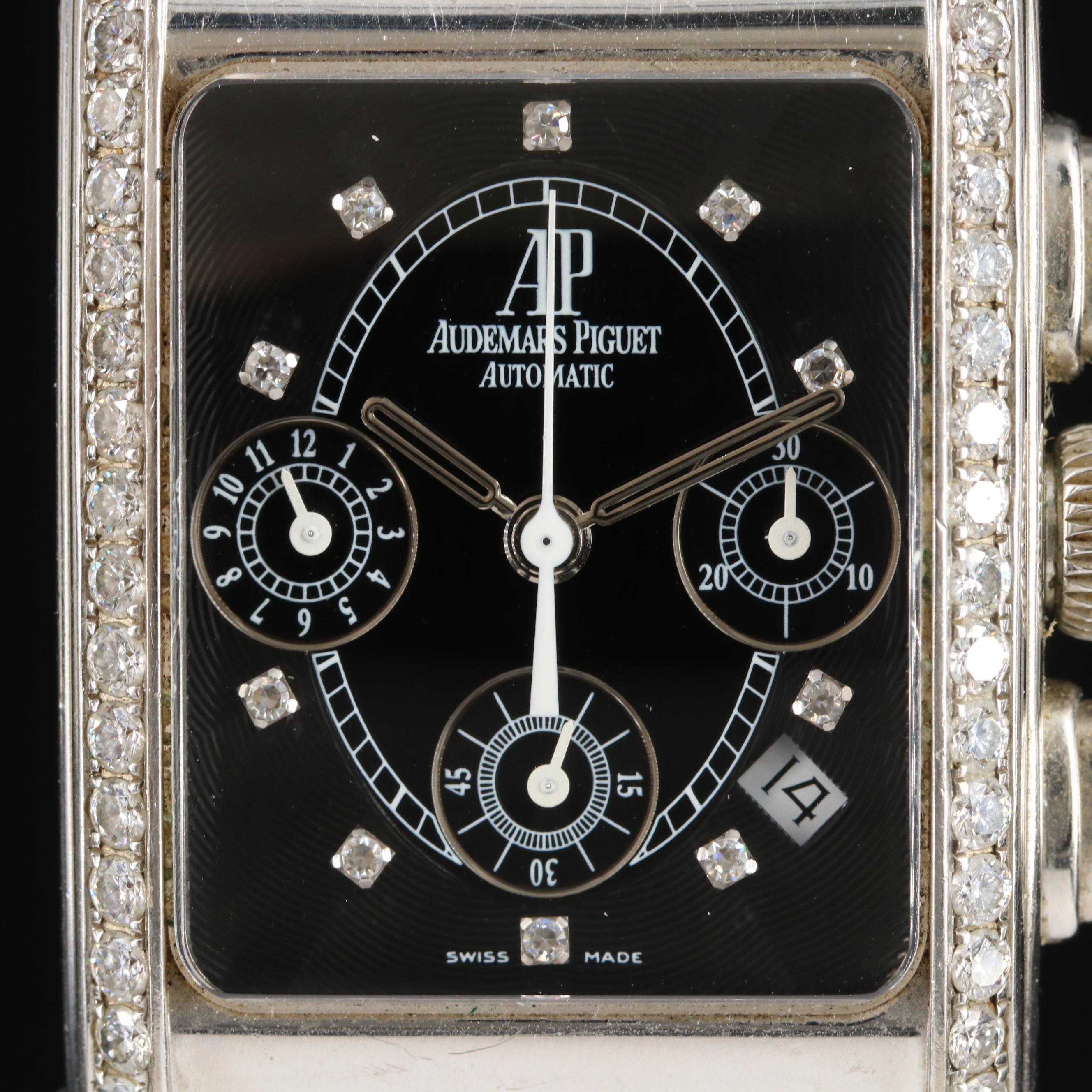 18K Audemars Piguet 1.42 CTW Diamond Automatic Watch