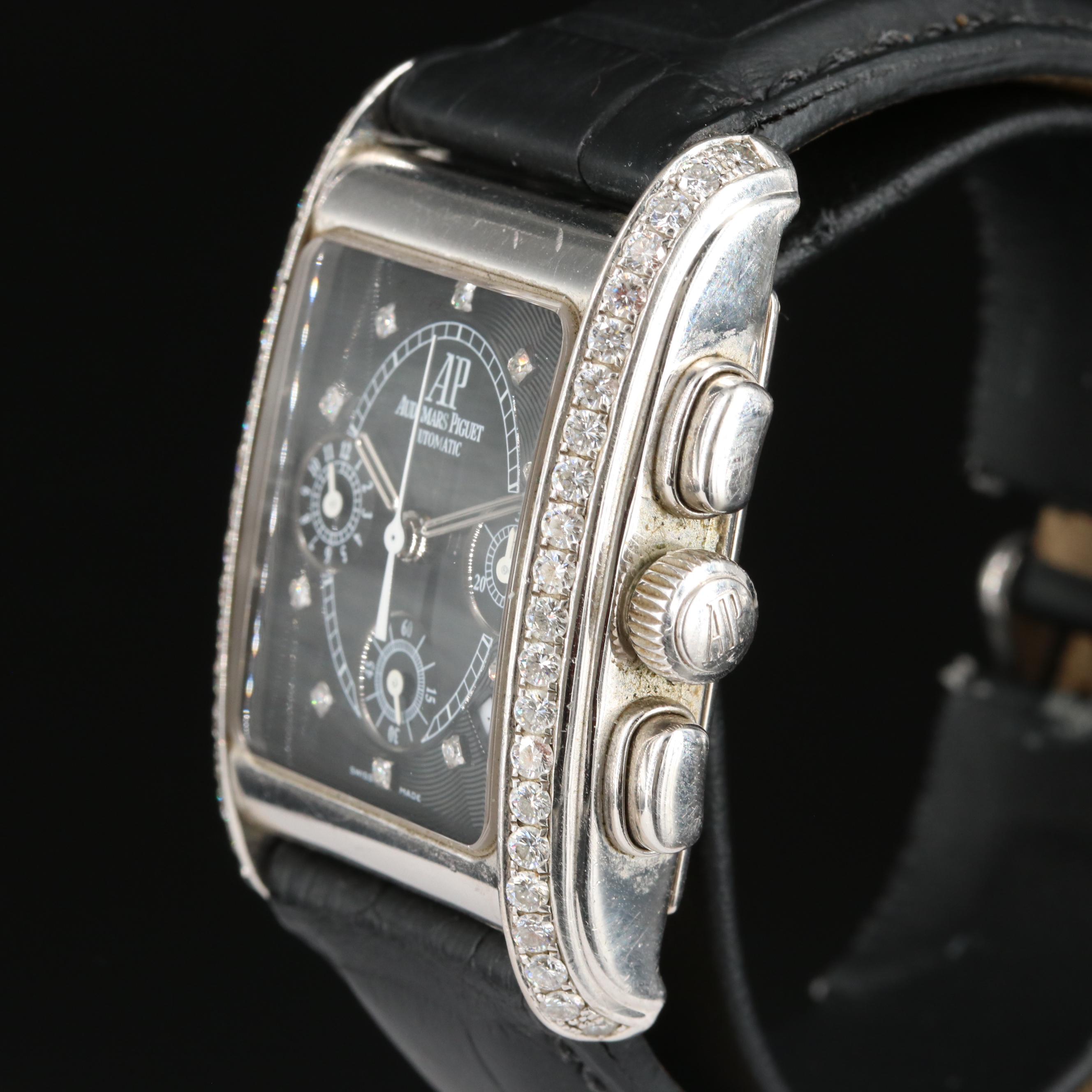 18K Audemars Piguet 1.42 CTW Diamond Automatic Watch