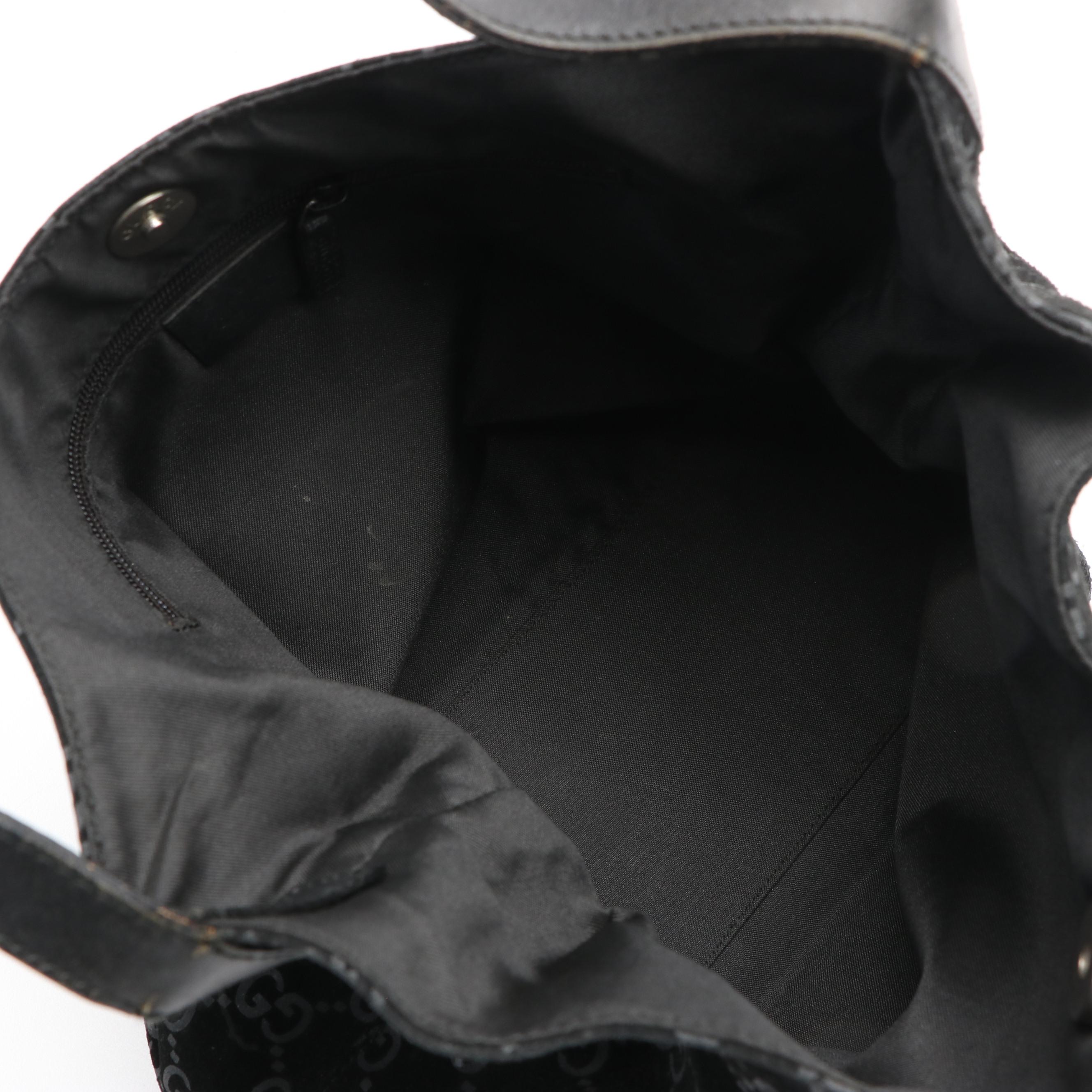 Gucci GG Suede Hobo Bag