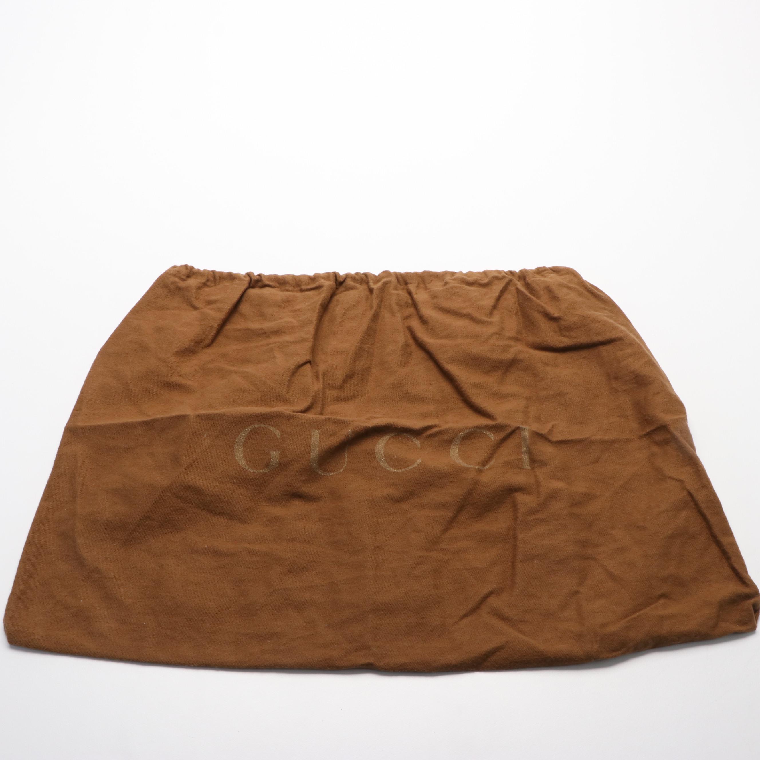 Gucci GG Suede Hobo Bag