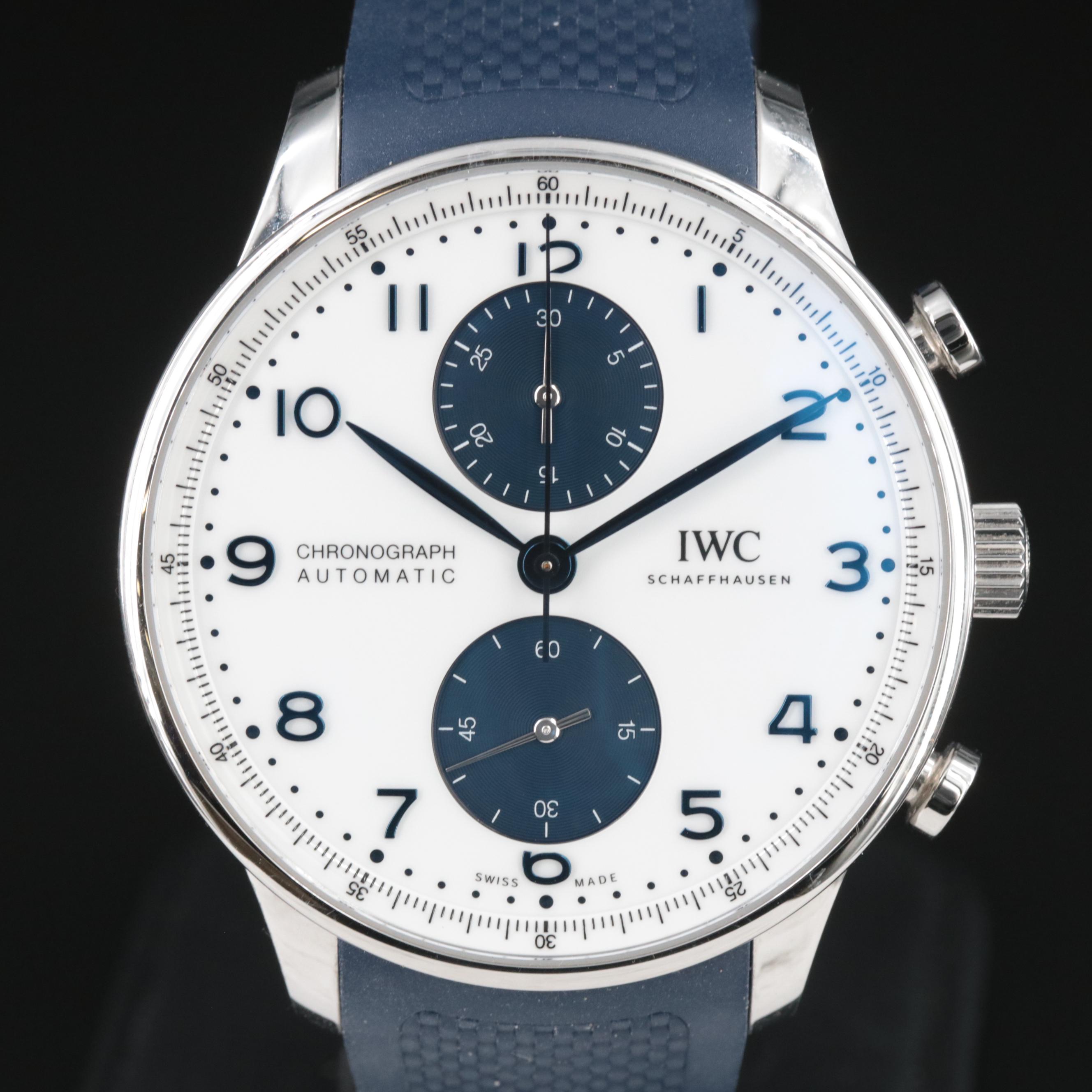 IWC Portugieser Chronograph Blue Panda Watch