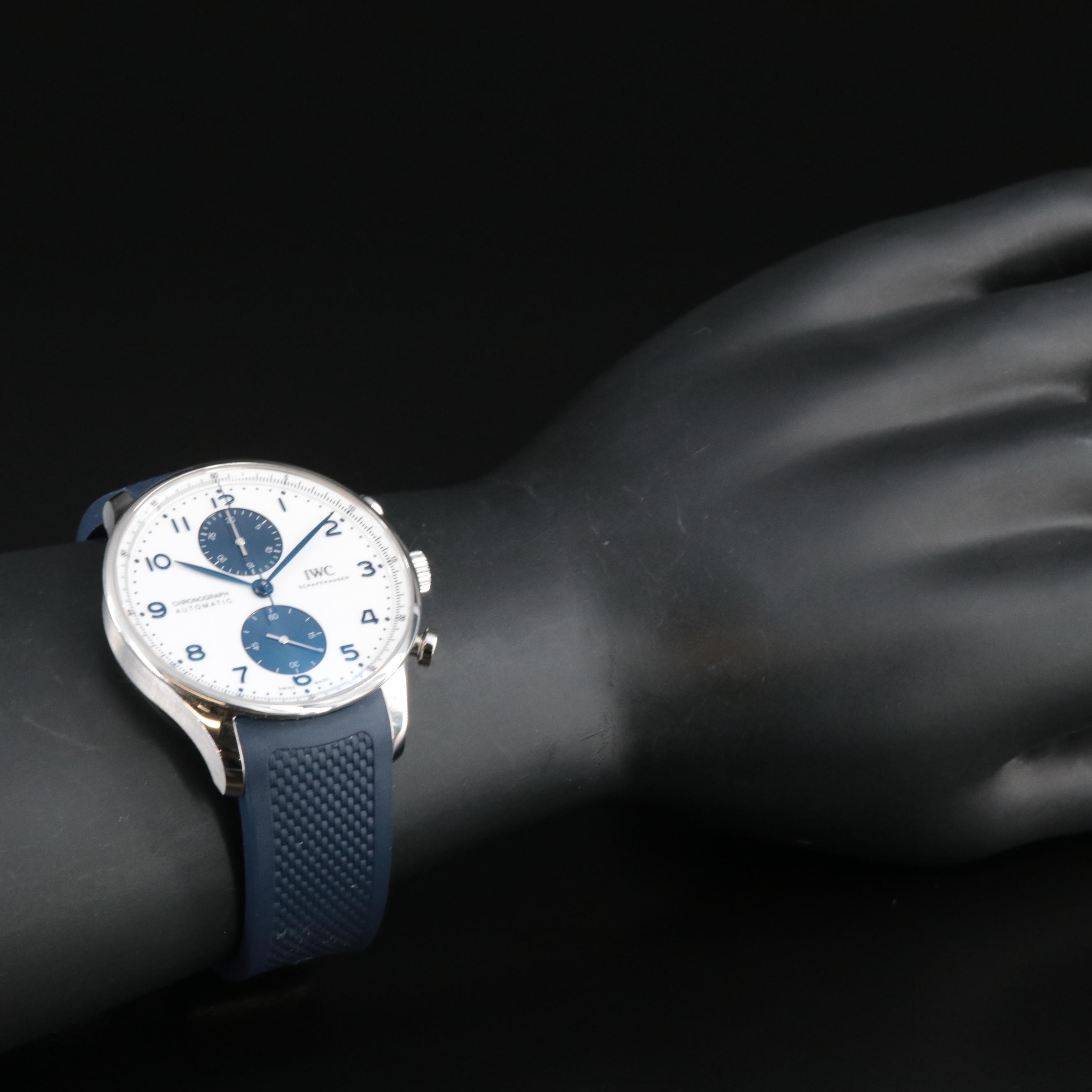 IWC Portugieser Chronograph Blue Panda Watch