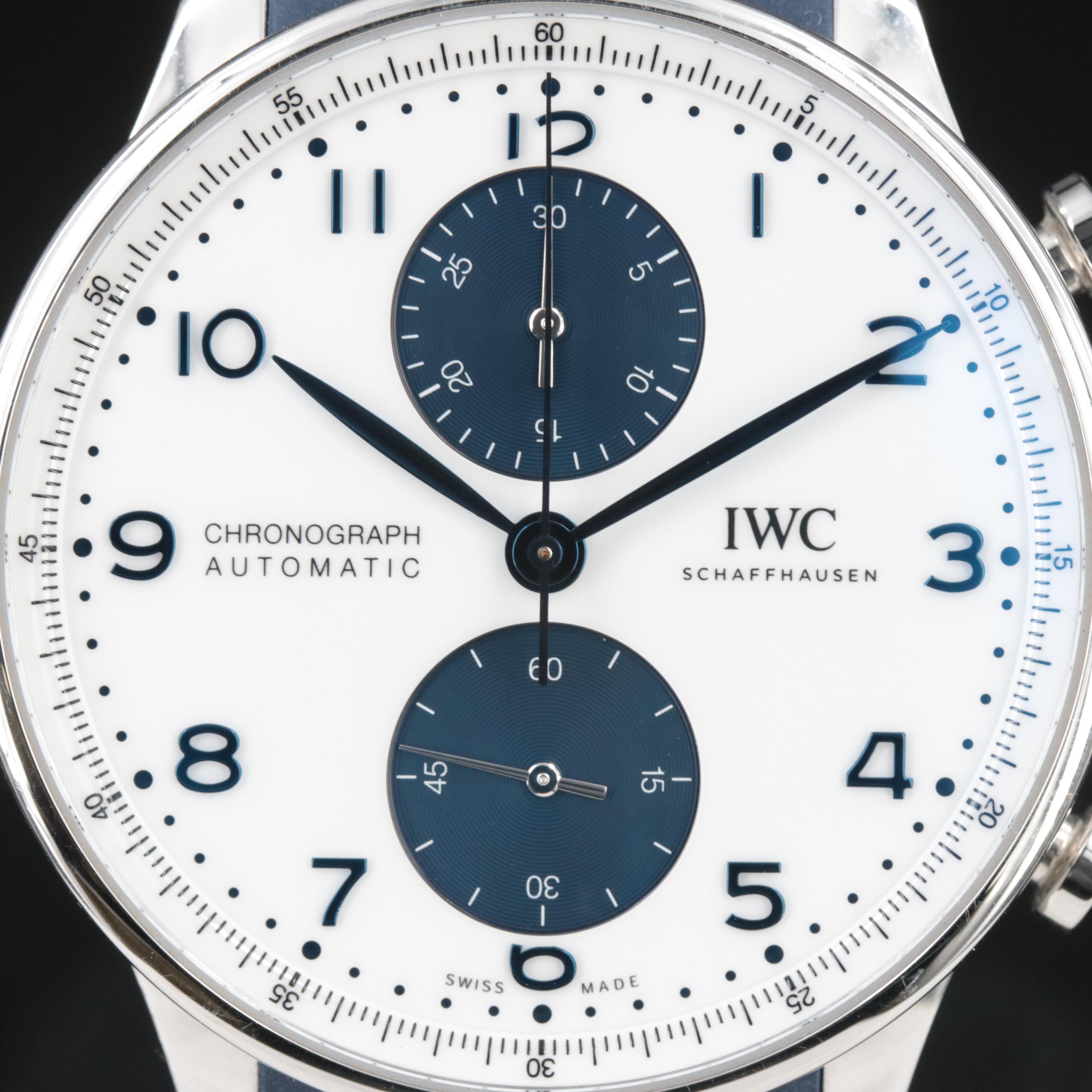 IWC Portugieser Chronograph Blue Panda Watch