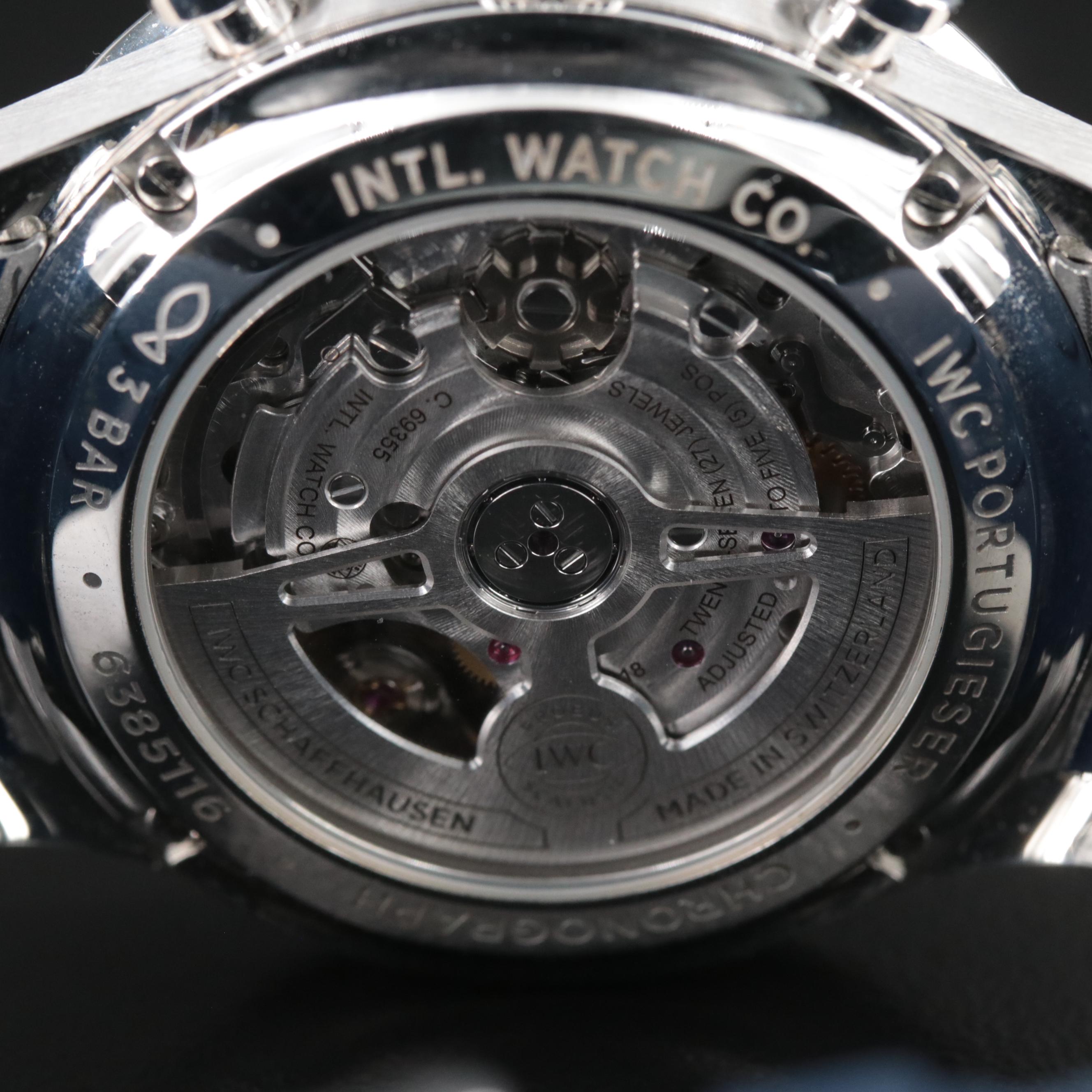 IWC Portugieser Chronograph Blue Panda Watch