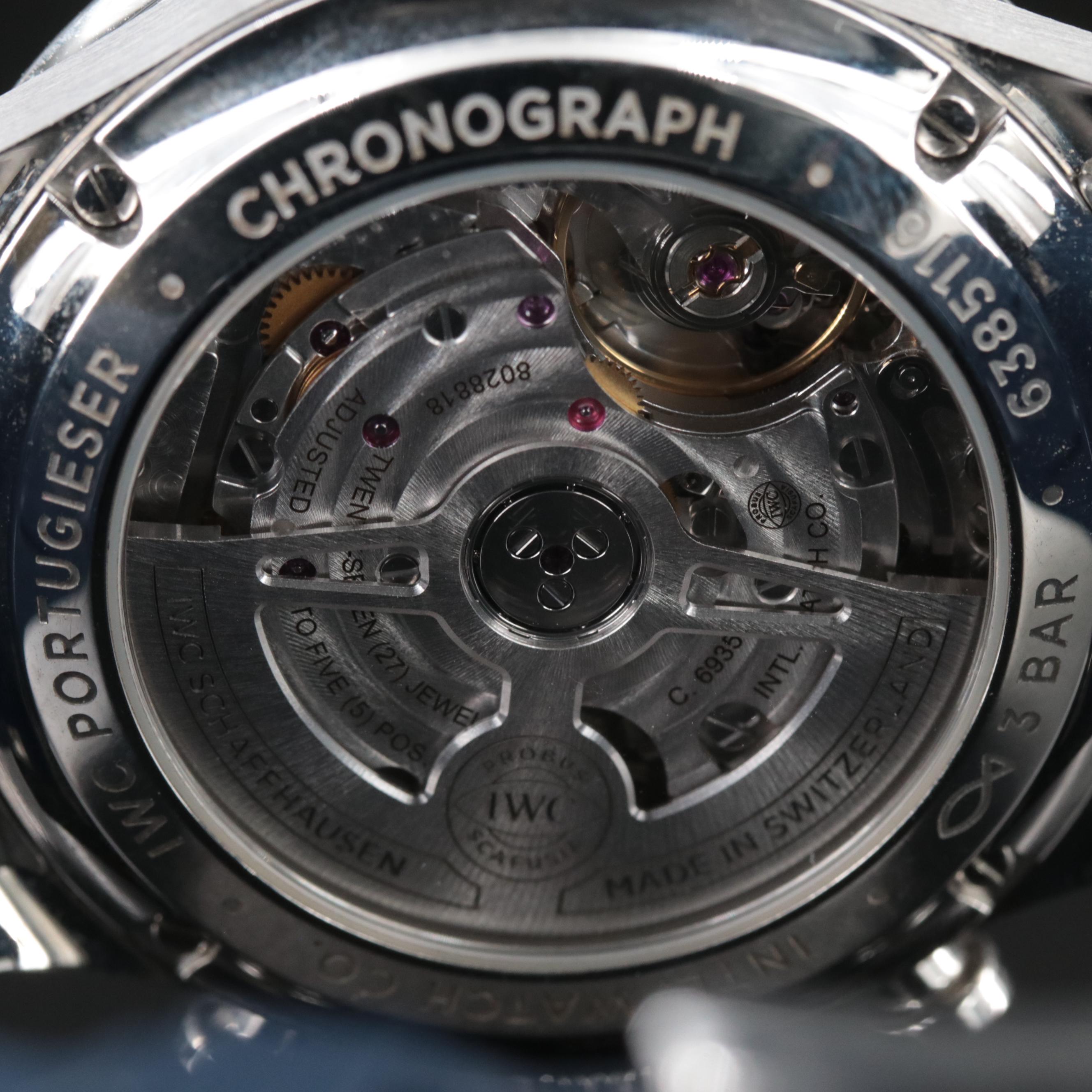 IWC Portugieser Chronograph Blue Panda Watch