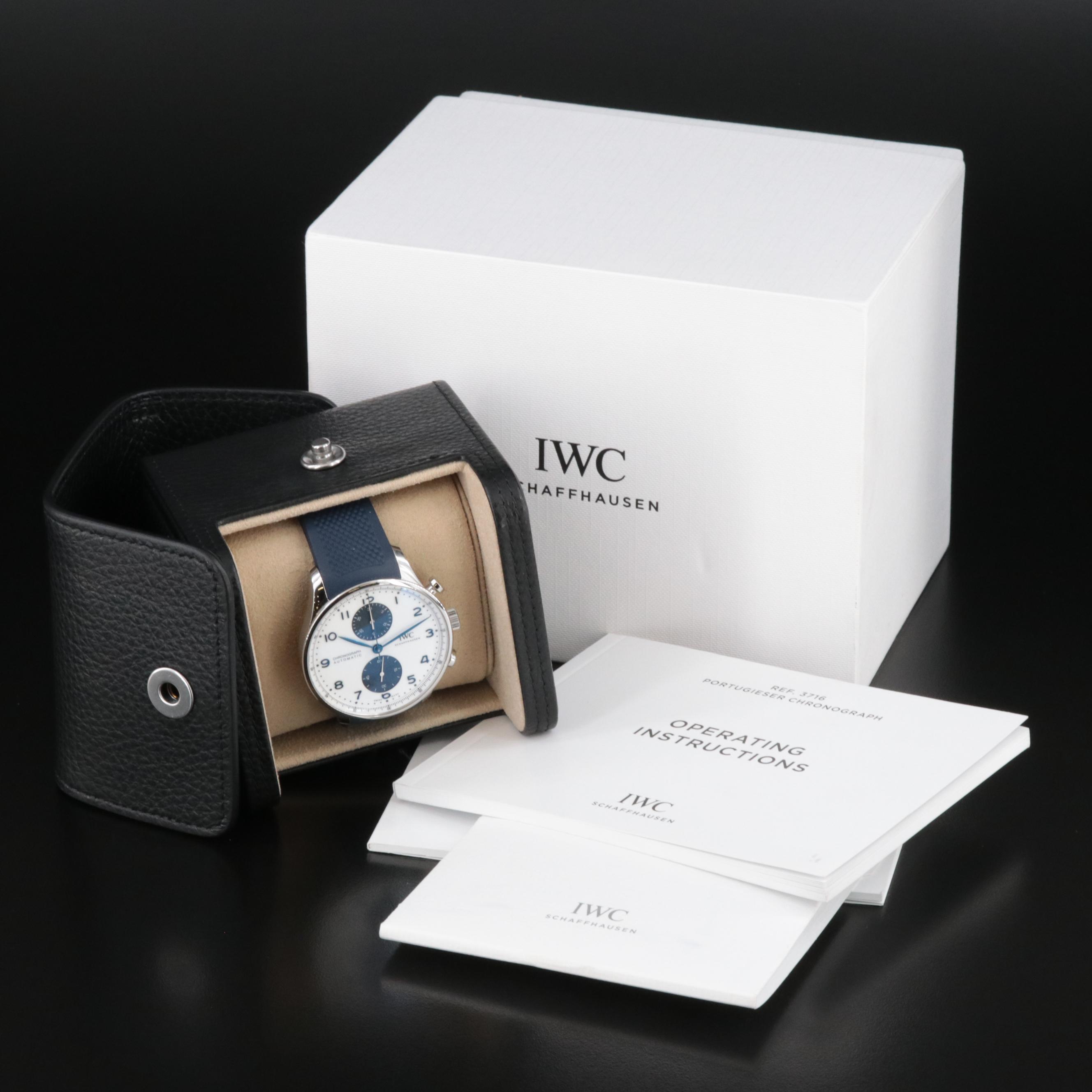 IWC Portugieser Chronograph Blue Panda Watch