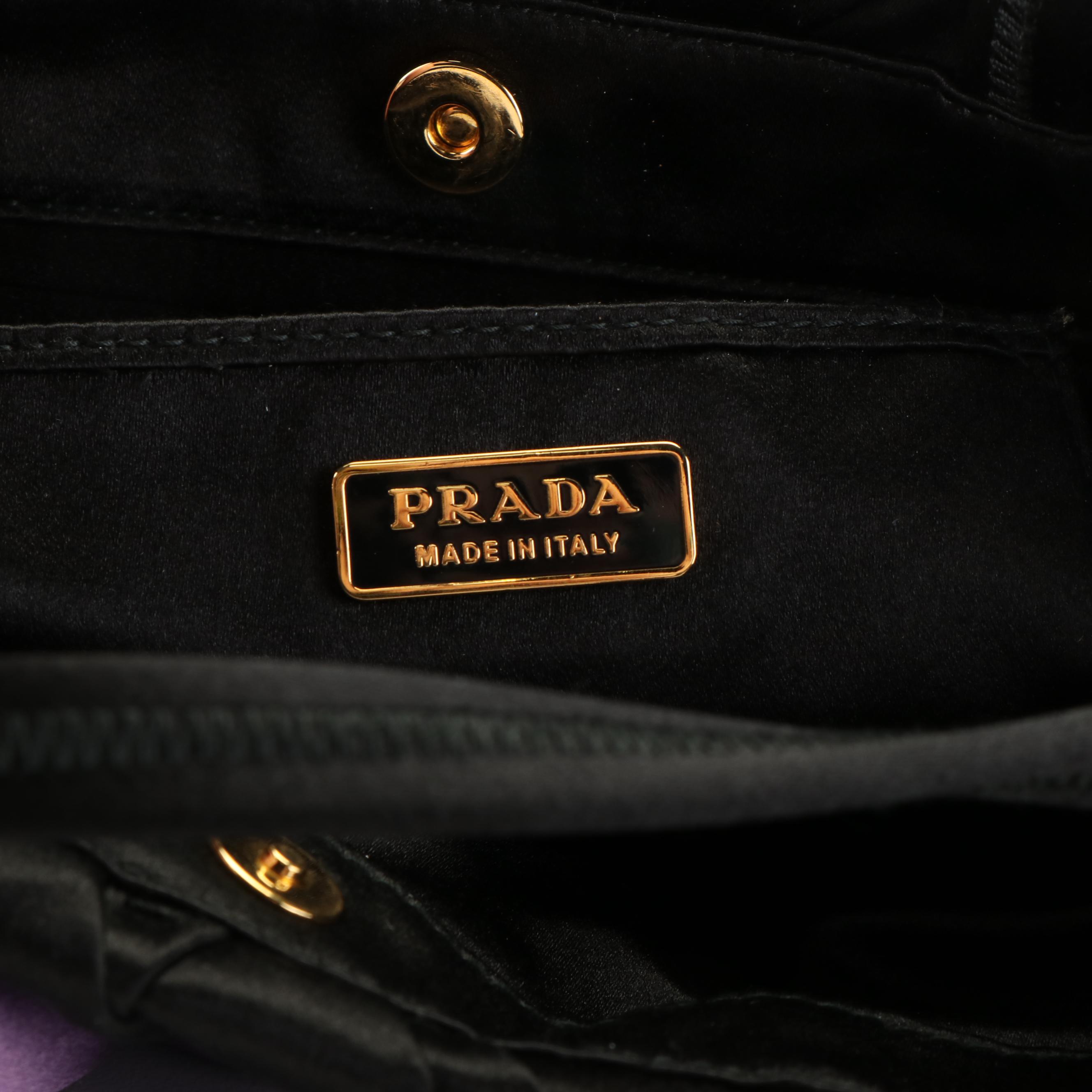 Prada Rose Handbag in Satin