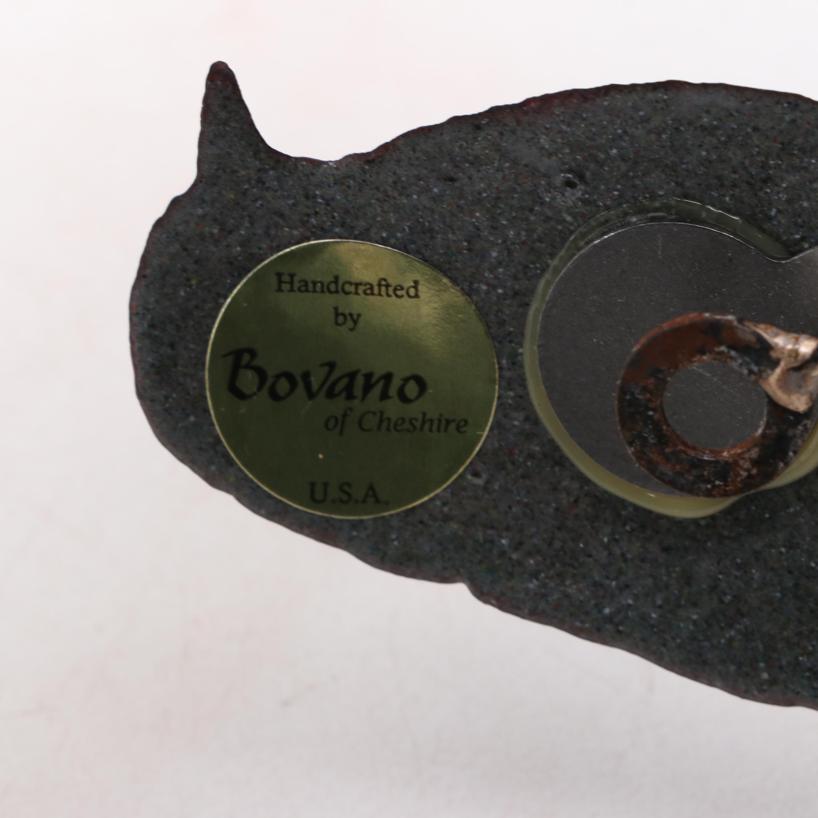 Bovano Enamelled Metal Bird Wall Sculptures with Mosaic Wall Art and Metal Décor