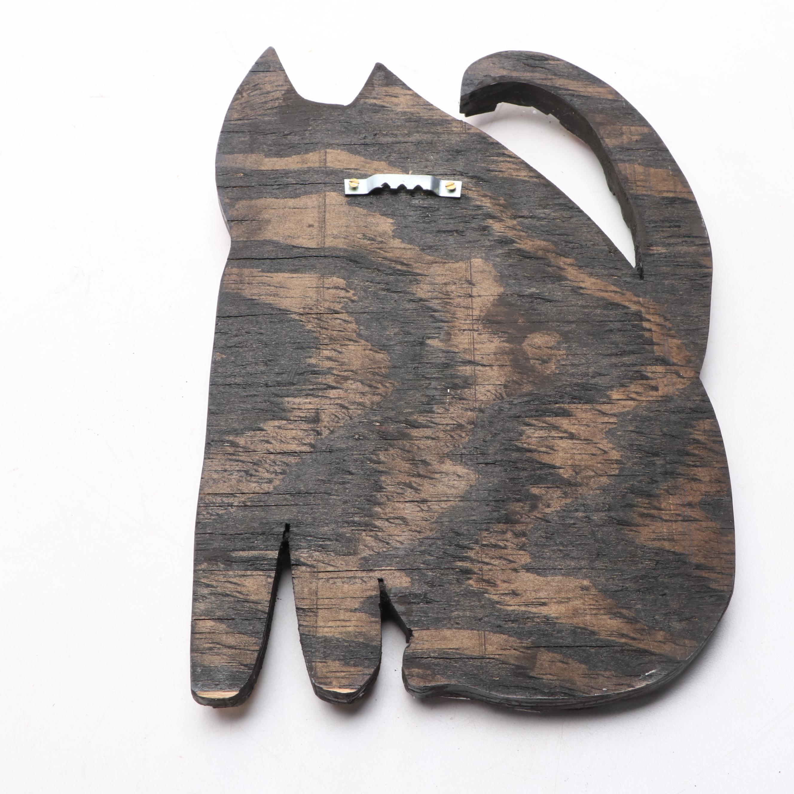 Bovano Enamelled Metal Bird Wall Sculptures with Mosaic Wall Art and Metal Décor