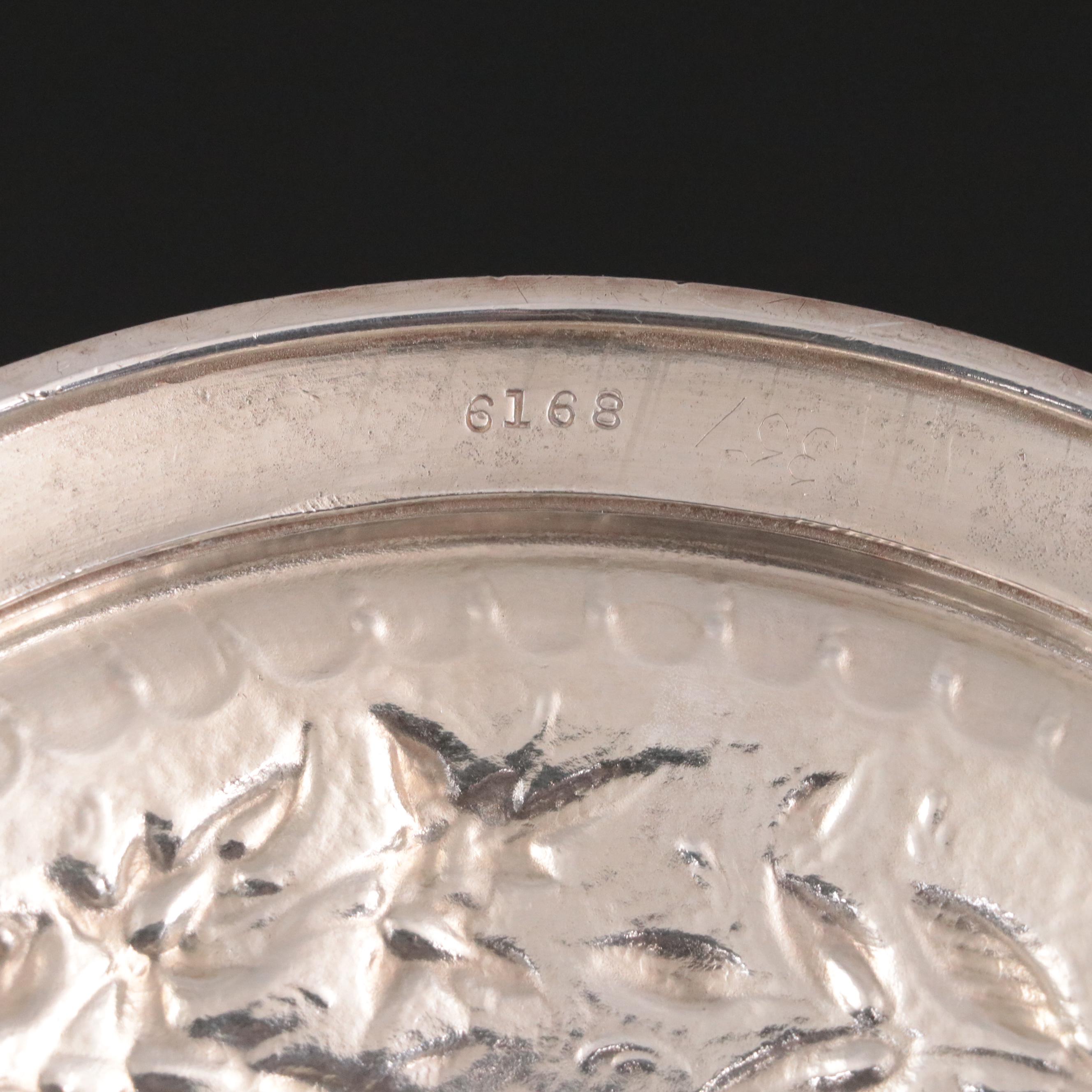 Tiffany & Co. Repoussé Silver Plate Compote, Late 19th / Early 20th Century