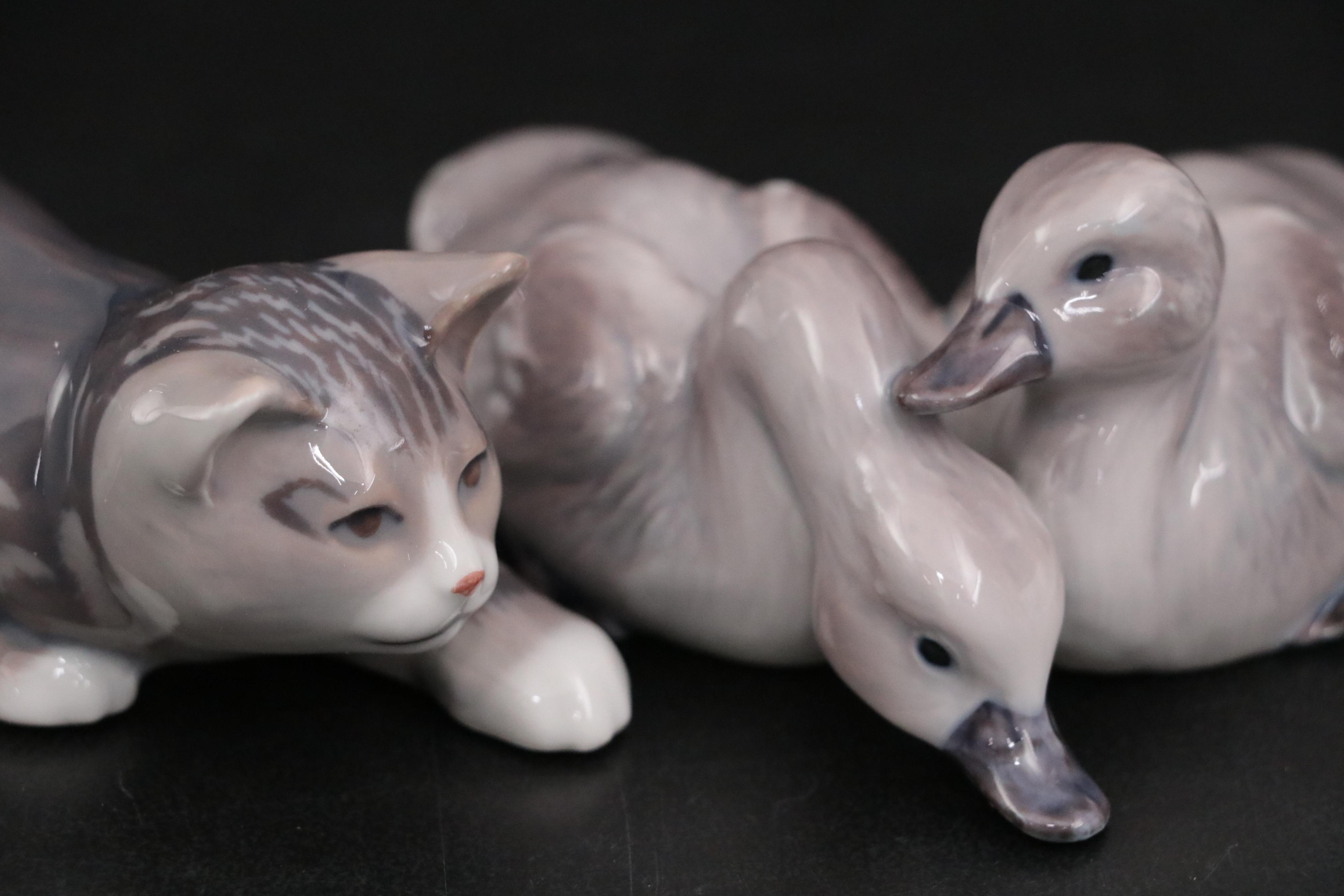 Royal Copenhagen Animal and Other Porcelain Figurines, Mid to Late 20th Century