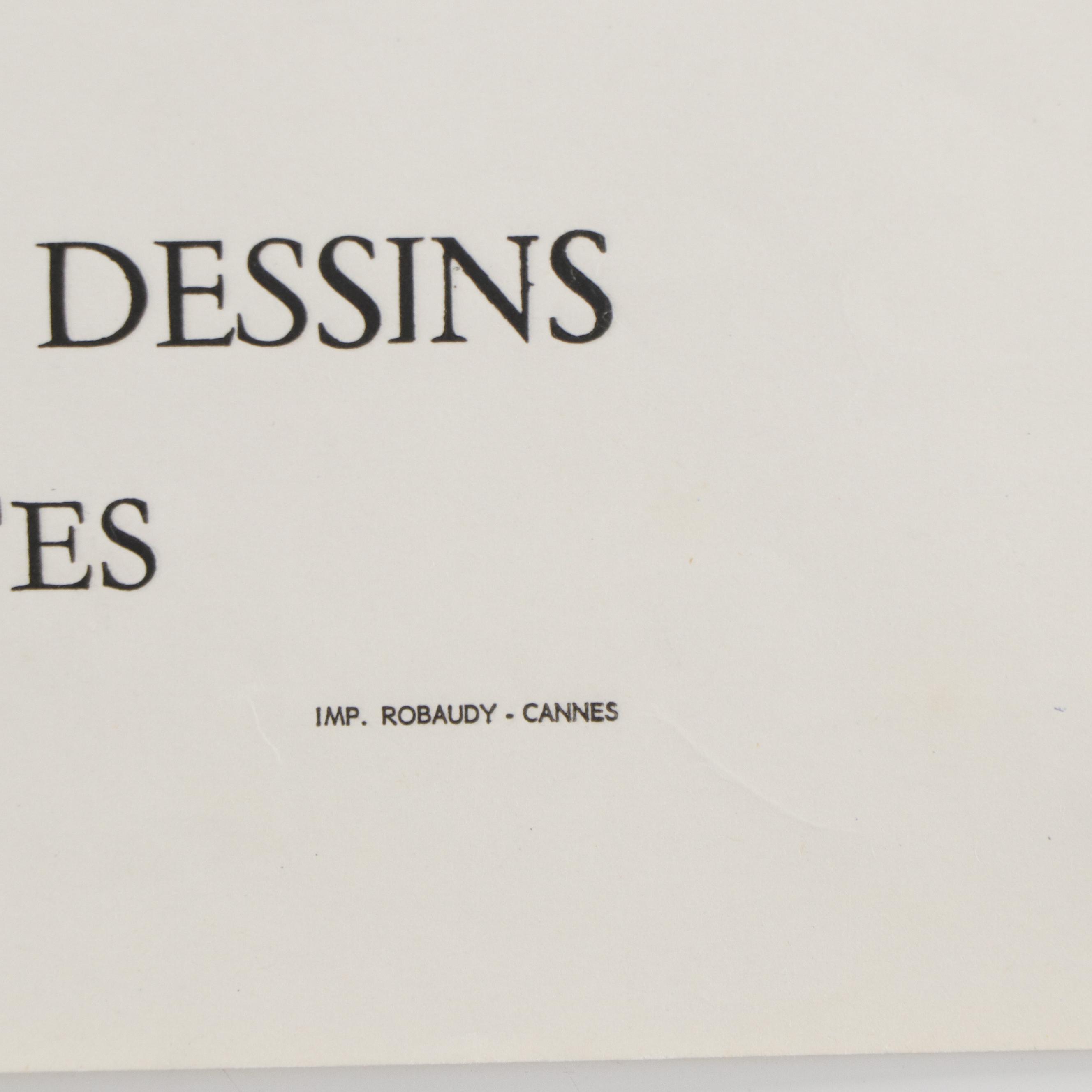 French Exhibition Posters for Claude Legros, Pierre Alechinsky, Gen Paul, More