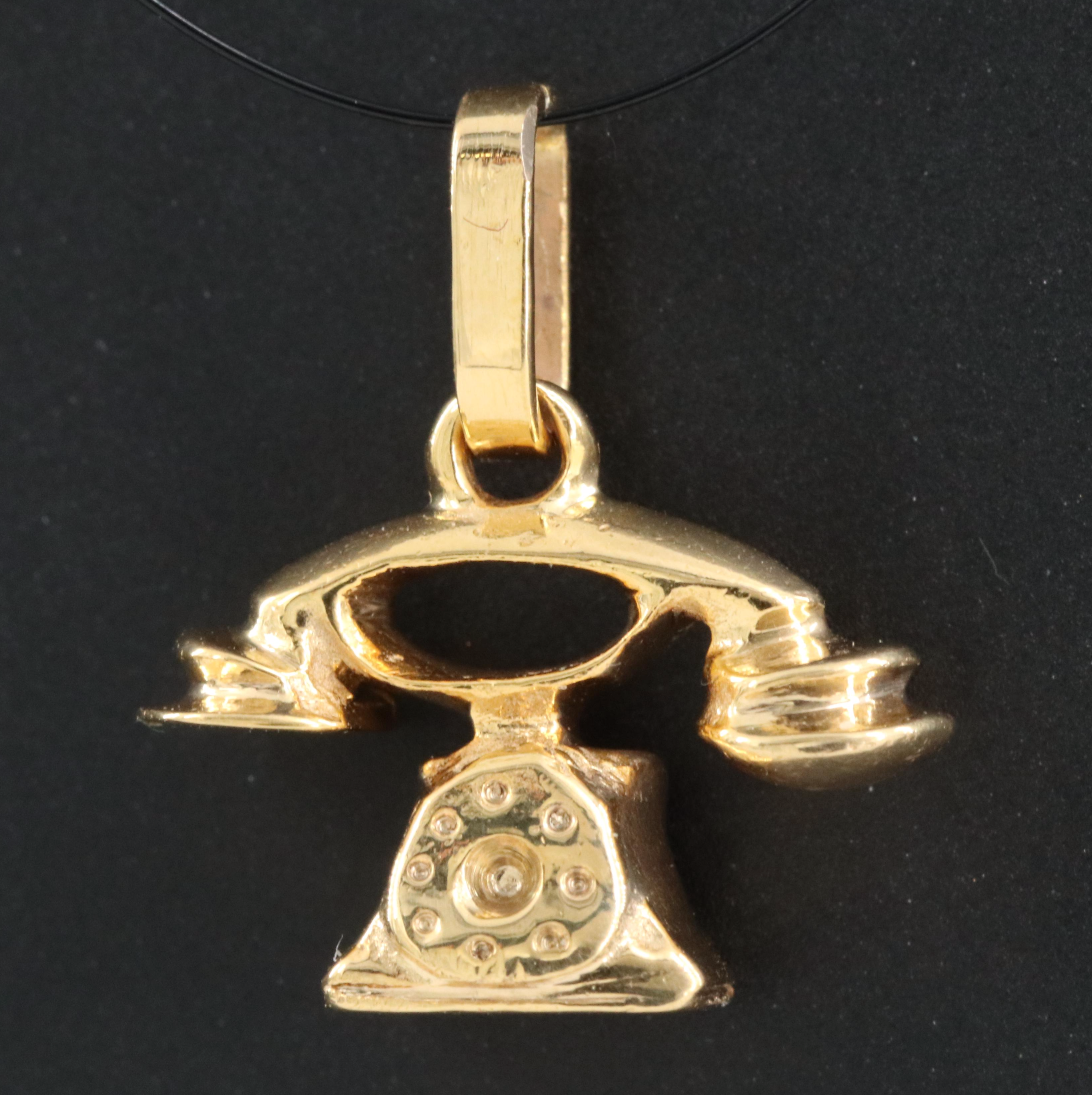 10K Rotary Phone Pendant