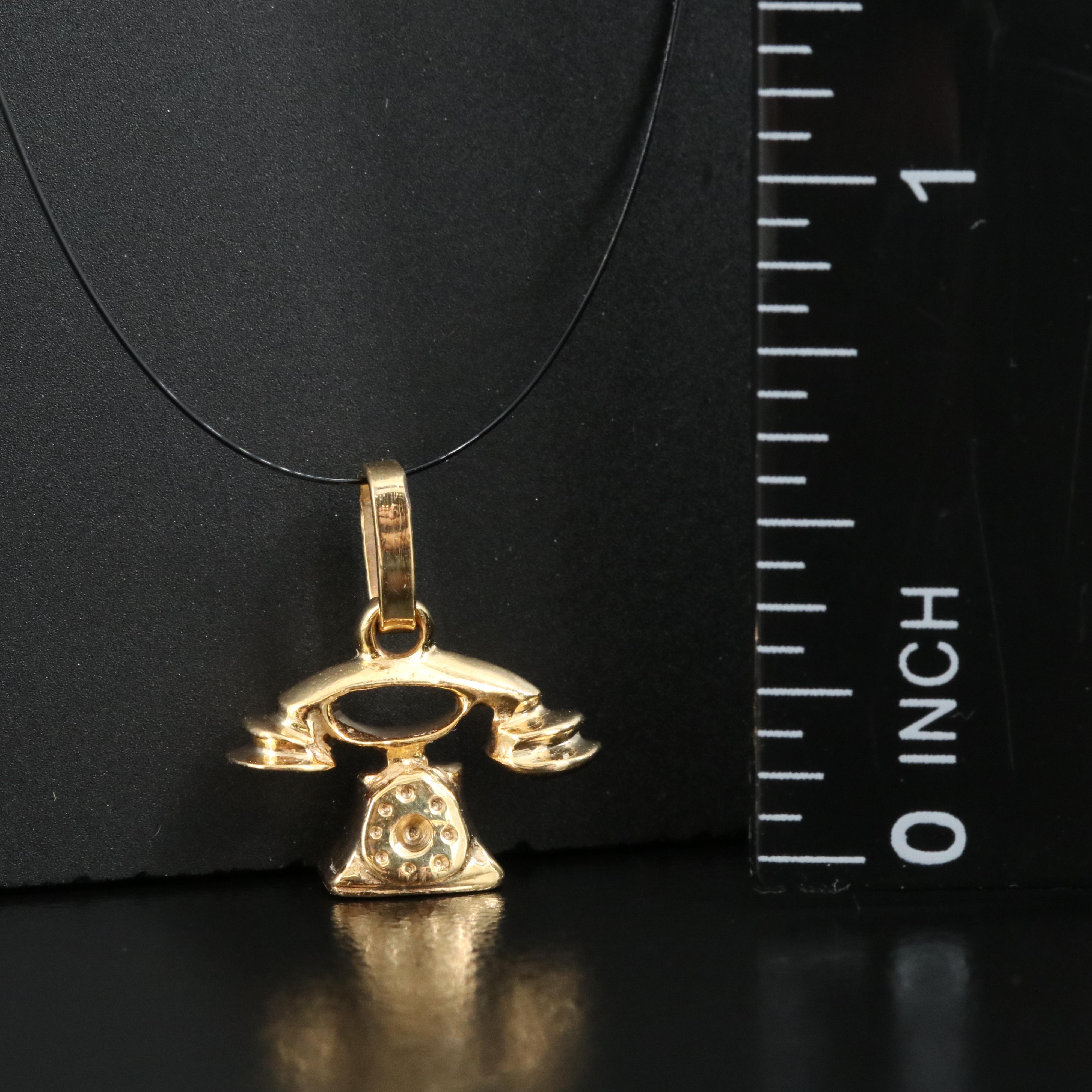 10K Rotary Phone Pendant