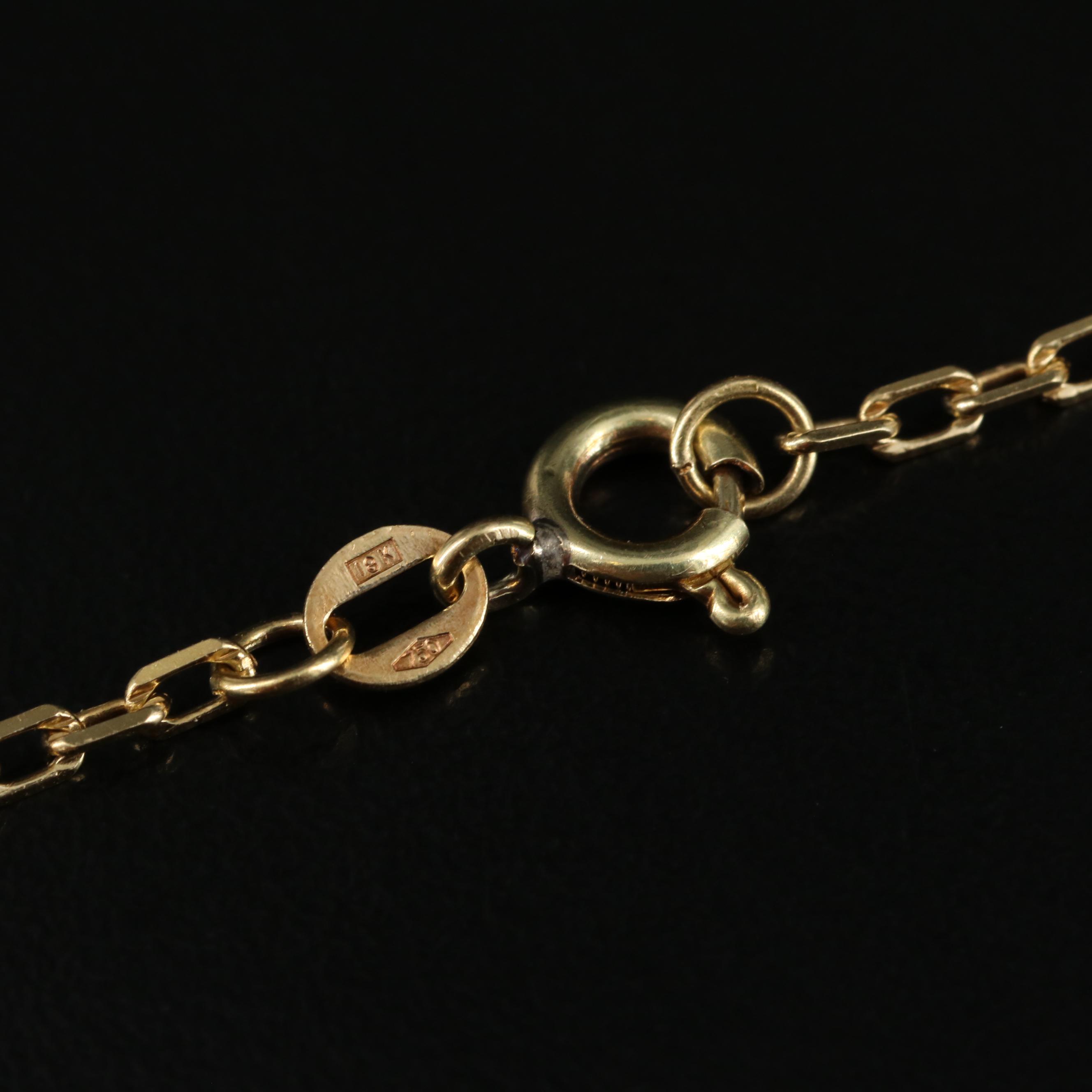 18K Cable Link Necklace