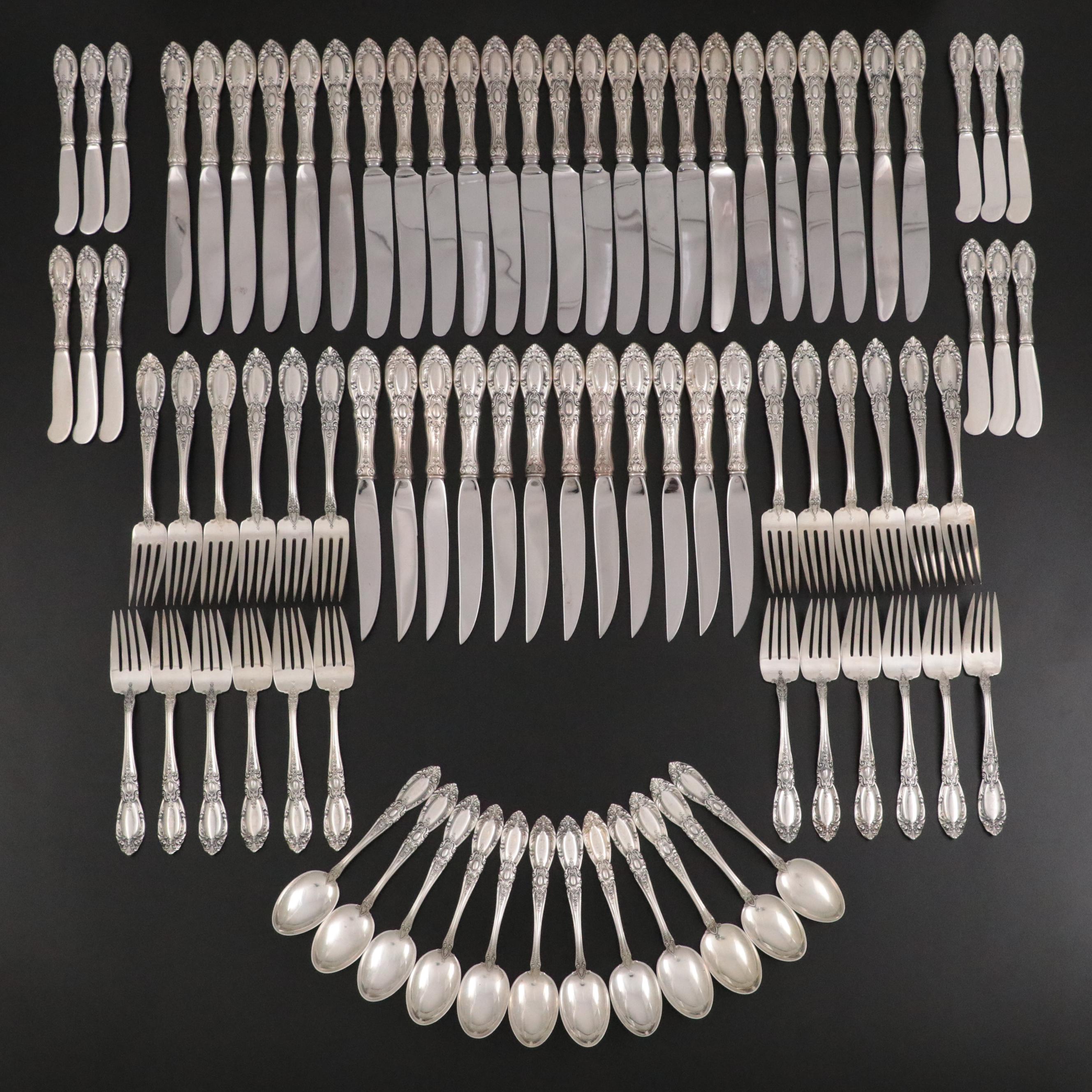 Towle "King Richard" Sterling Silver Flatware Service for Twelve
