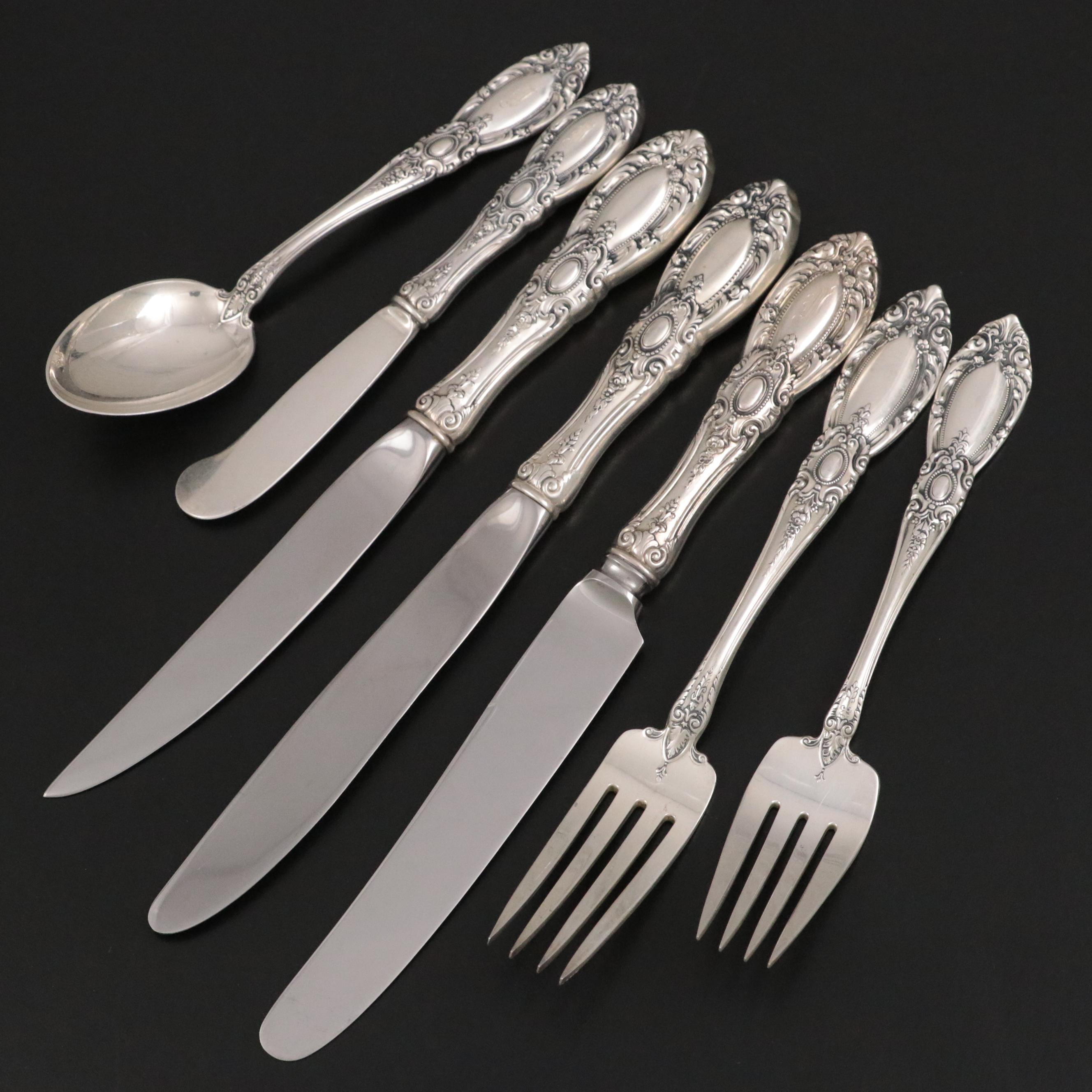 Towle "King Richard" Sterling Silver Flatware Service for Twelve