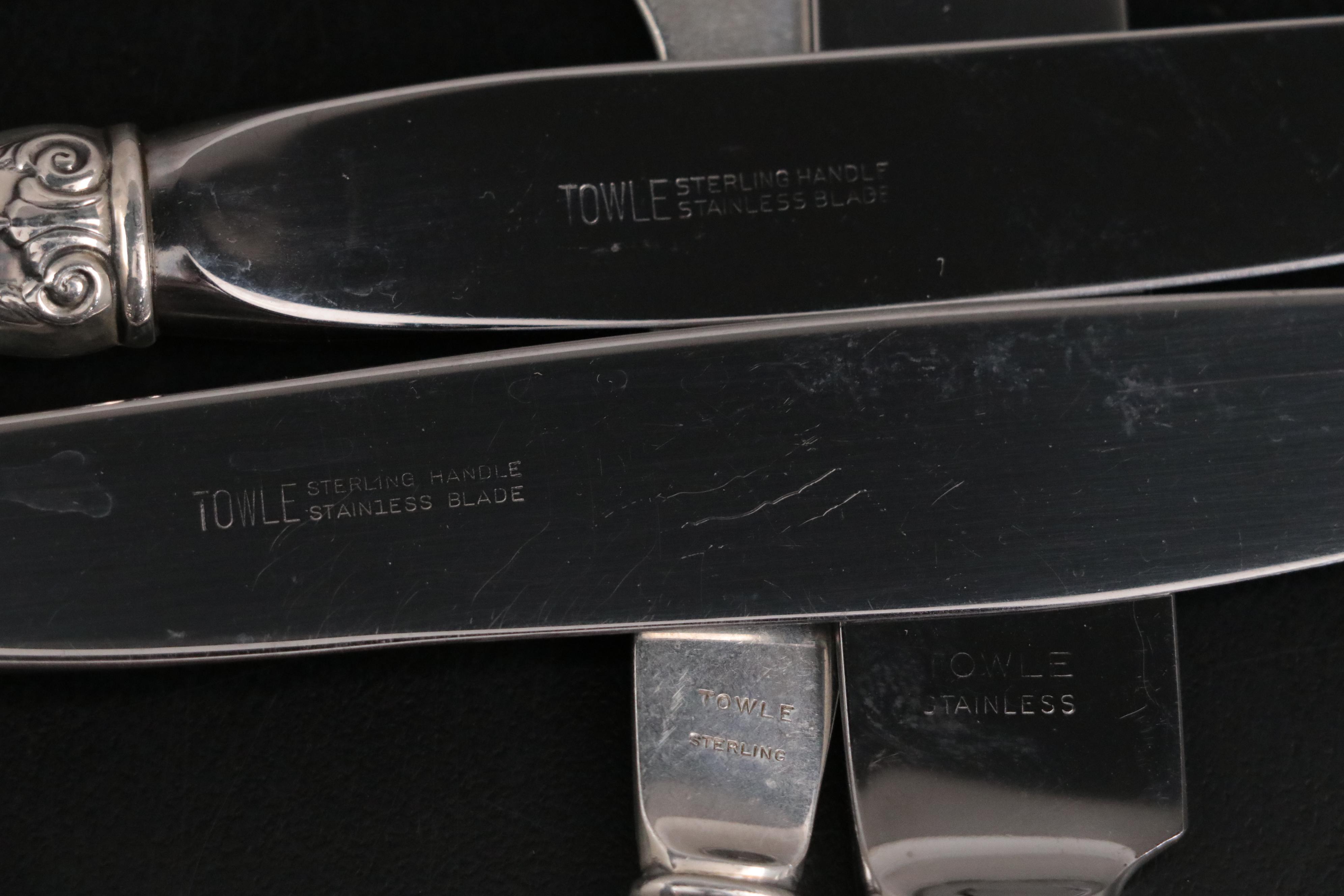 Towle "King Richard" Sterling Silver Flatware Service for Twelve