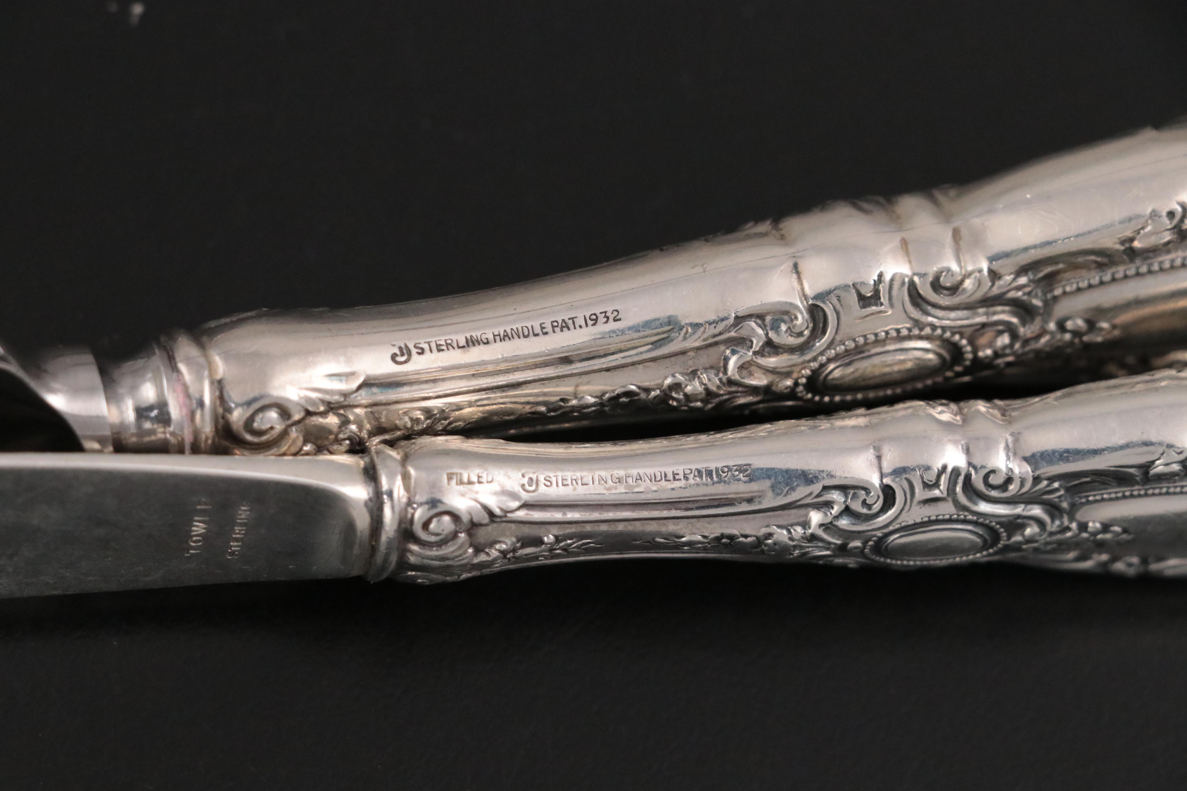 Towle "King Richard" Sterling Silver Flatware Service for Twelve