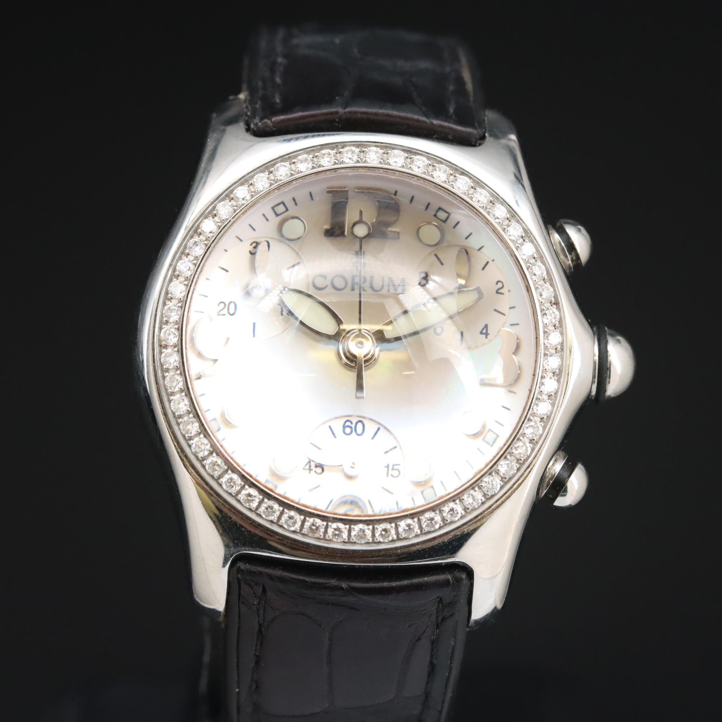 Corum Bubble Chronograph Diamond Watch
