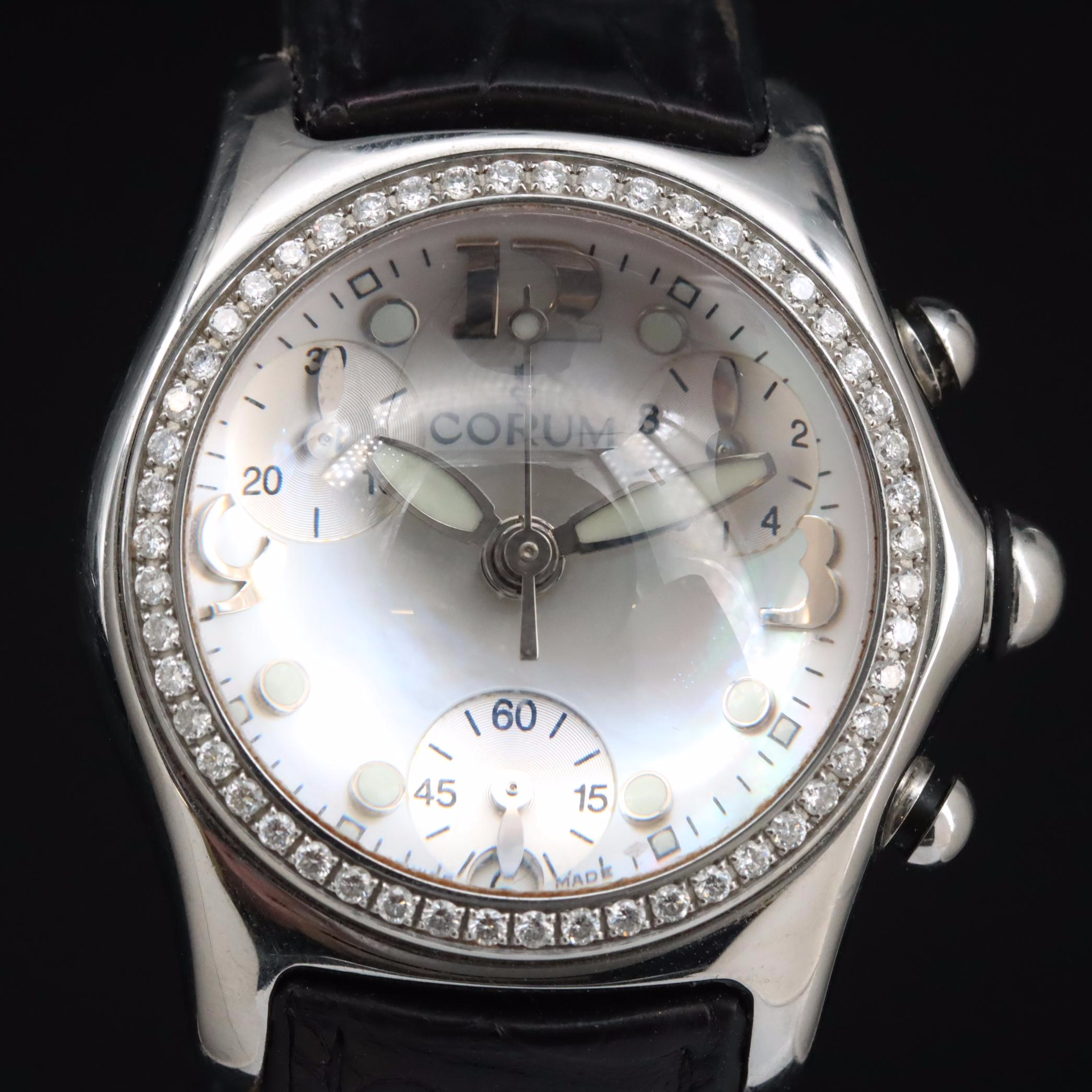 Corum Bubble Chronograph Diamond Watch