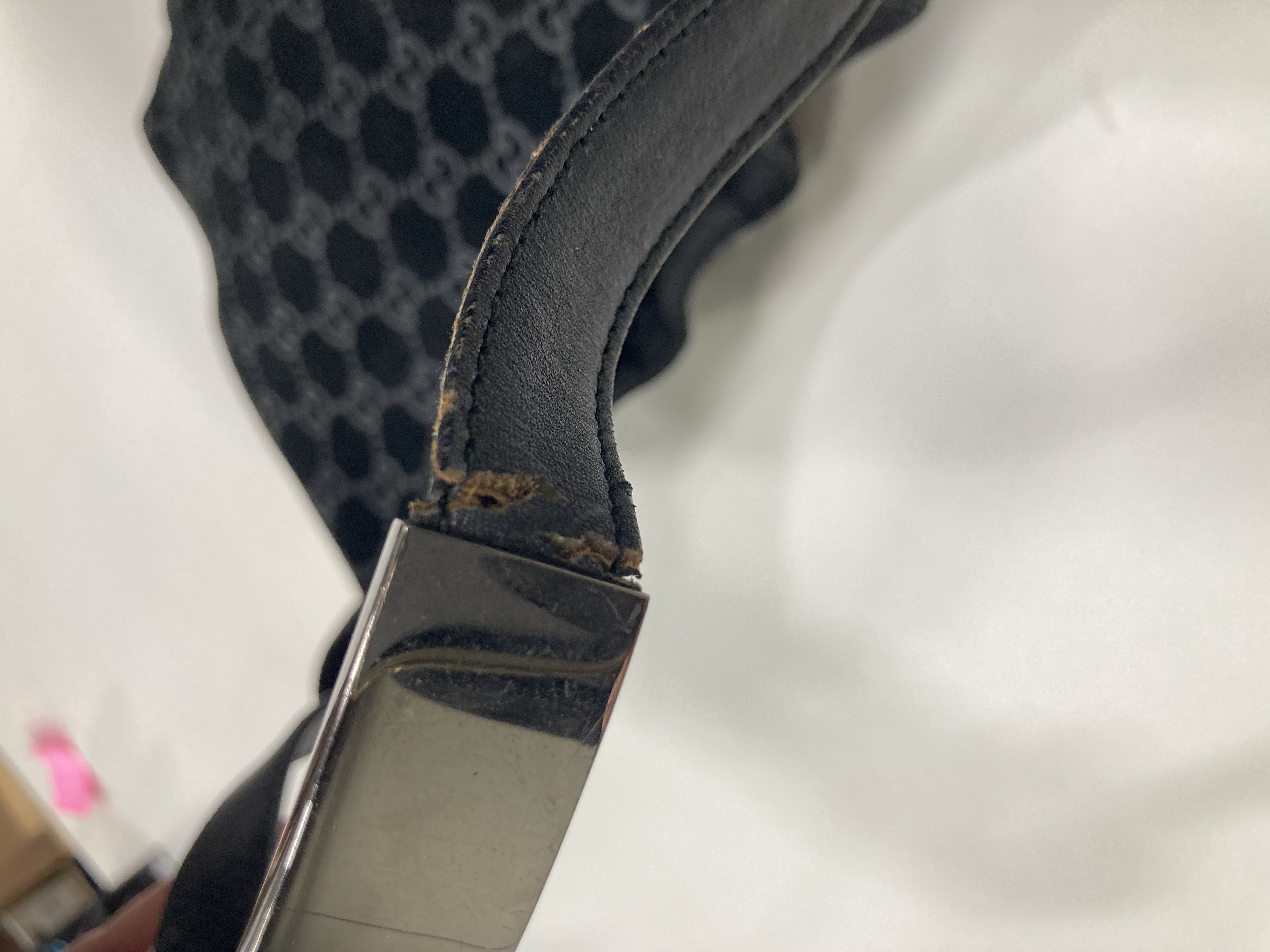 Gucci GG Suede Hobo Bag