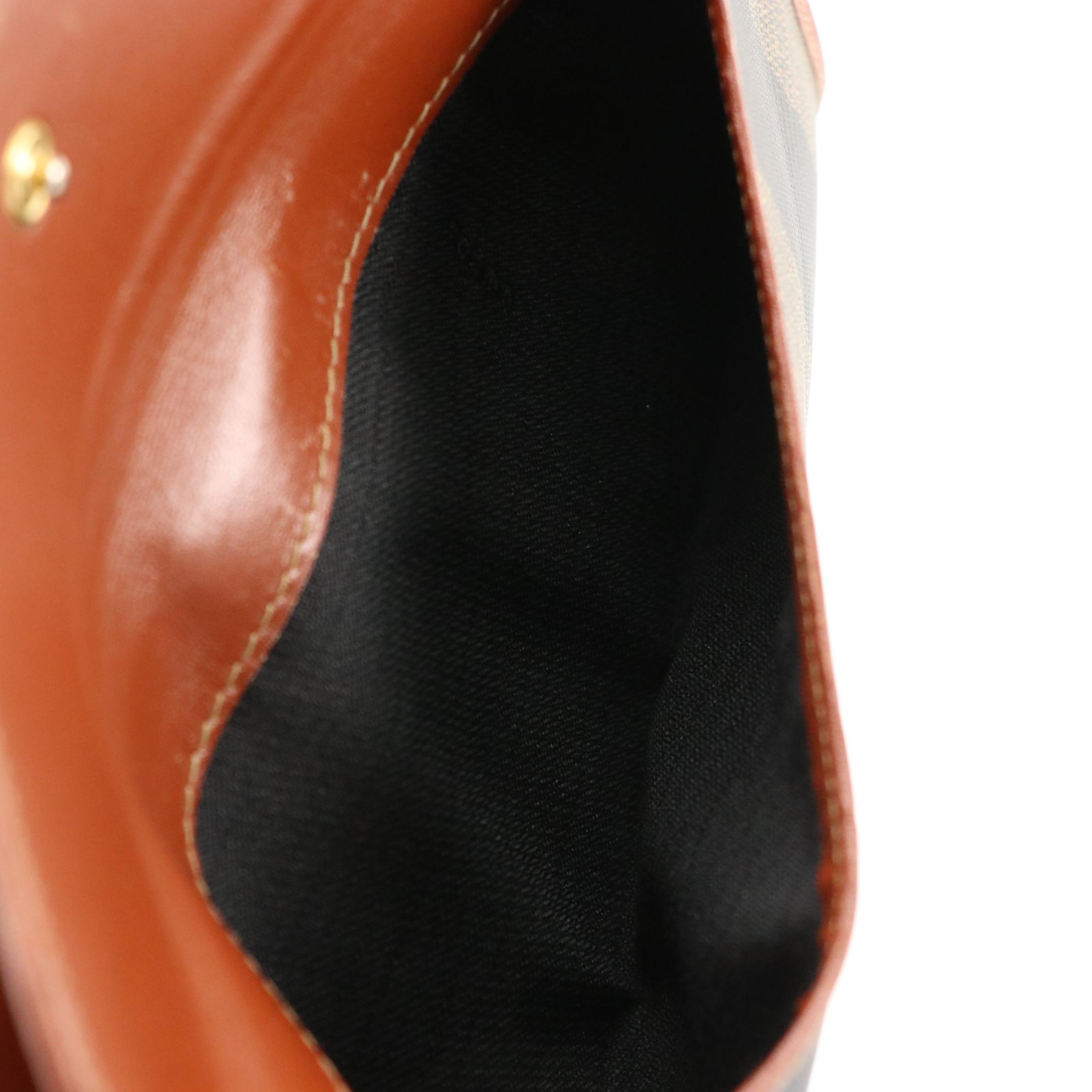 Fendi Long Wallet in Pequin Coated Canvas and Light Brown Leather