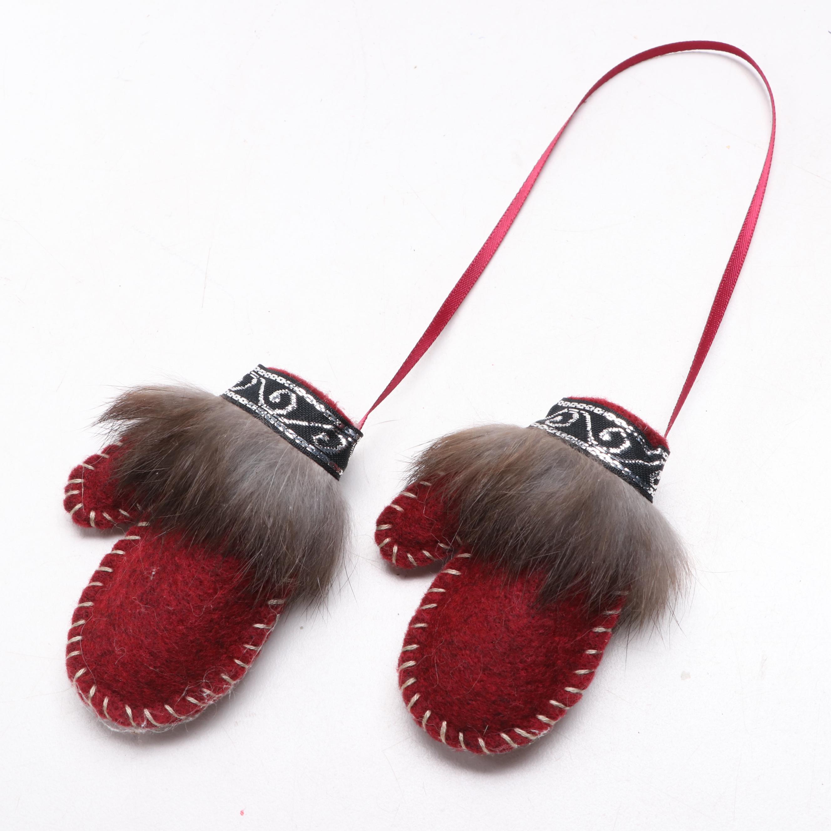 Native Alaskan-Made Fur Outfit Dolls, Souvenir Mittens and More