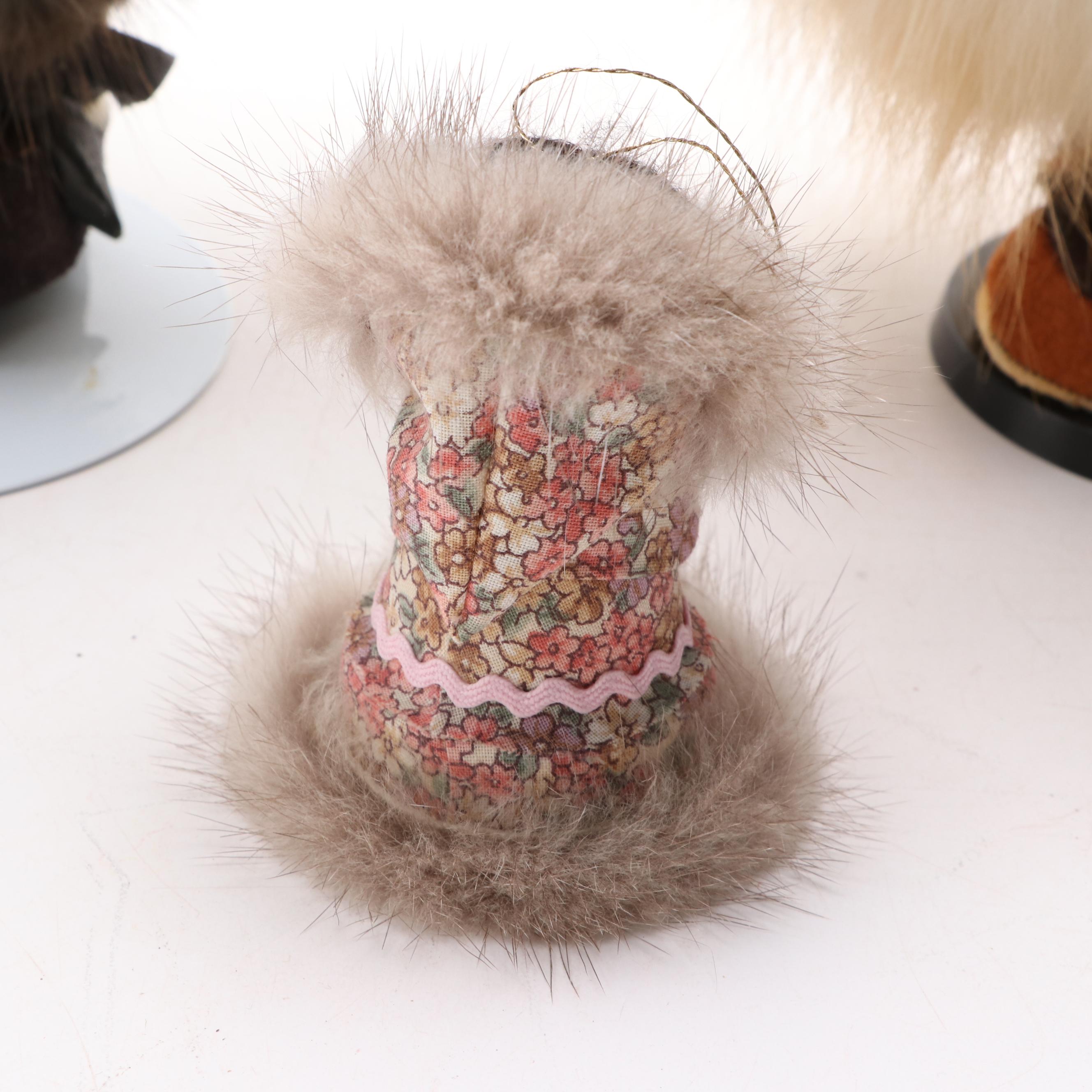 Native Alaskan-Made Fur Outfit Dolls, Souvenir Mittens and More