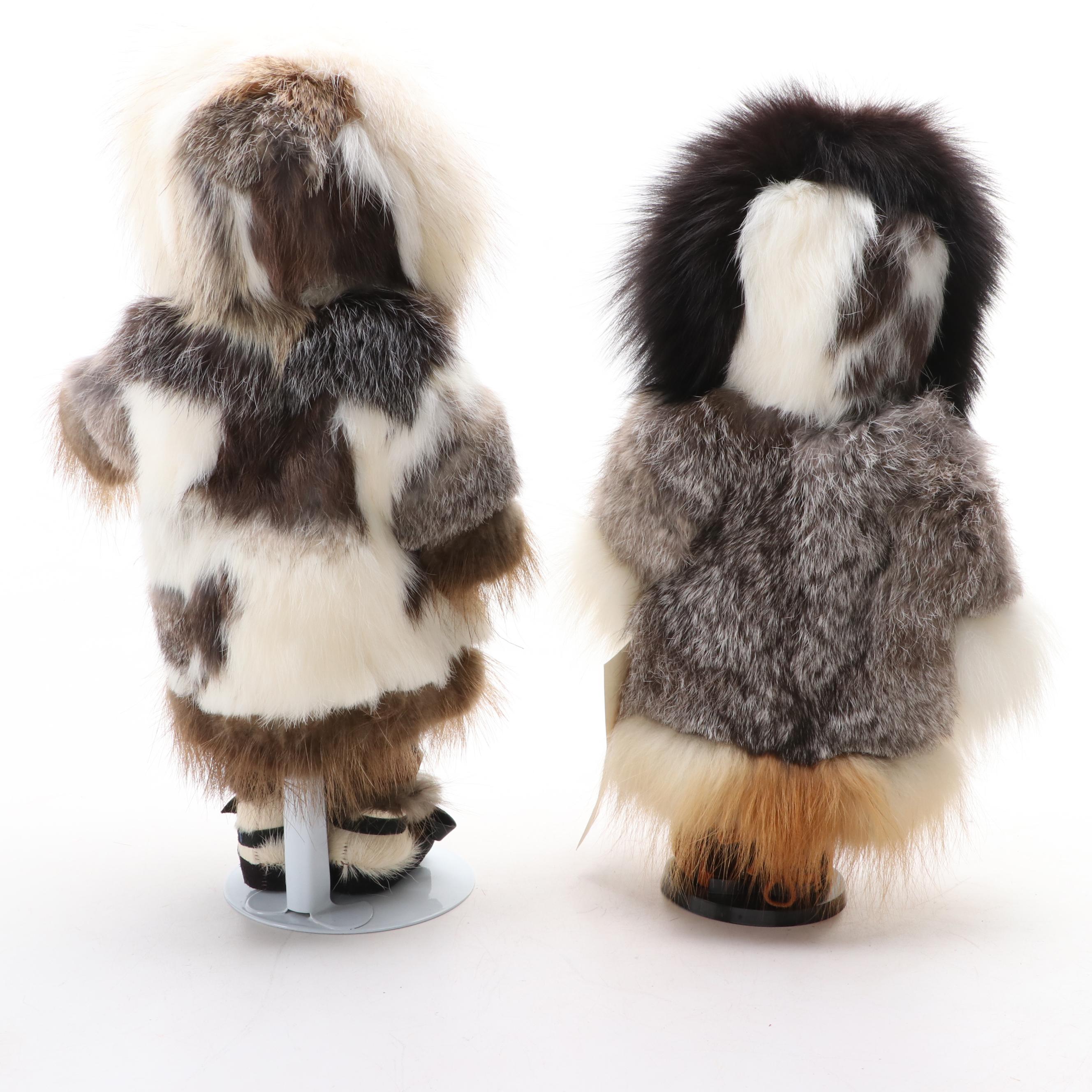 Native Alaskan-Made Fur Outfit Dolls, Souvenir Mittens and More