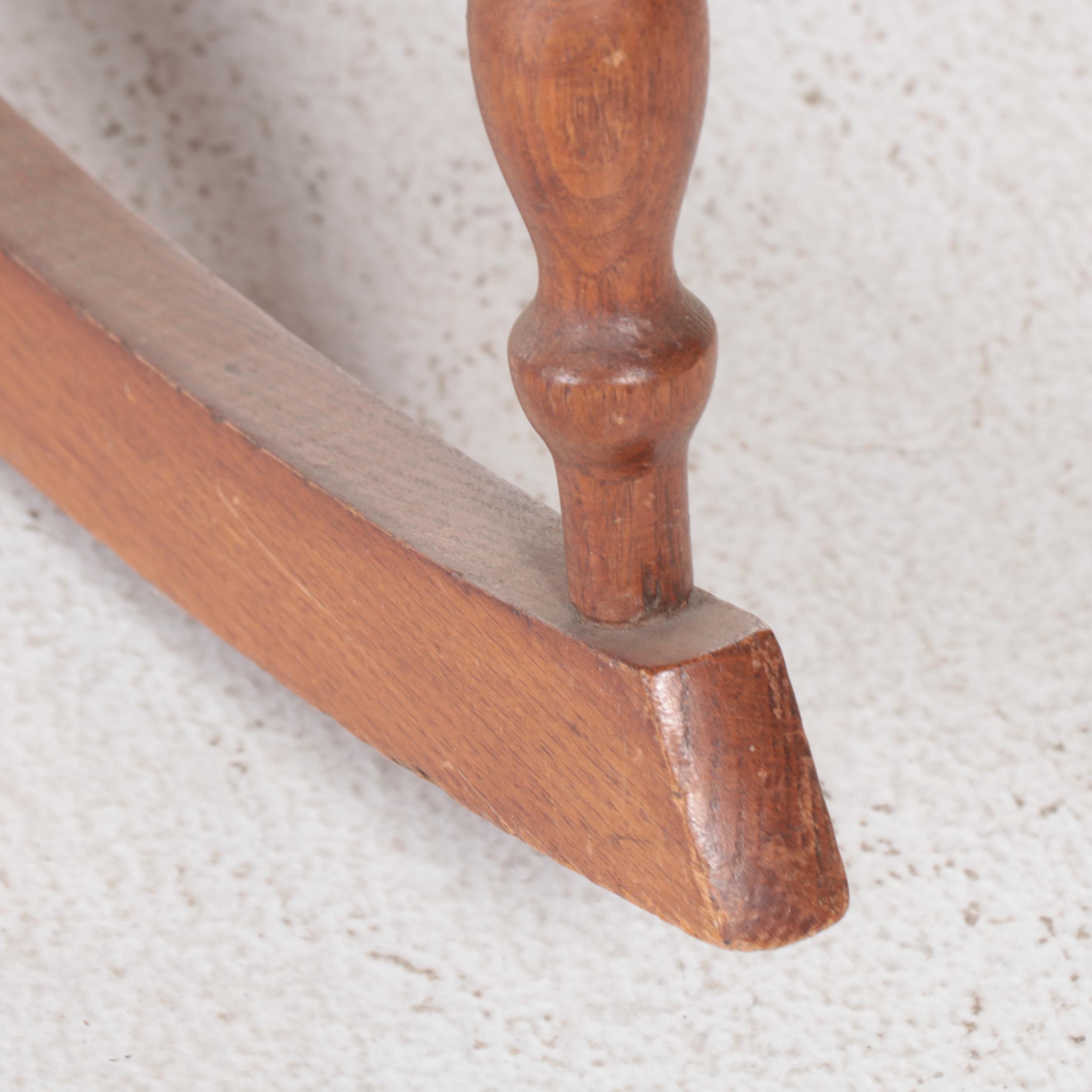 Victorian Caned Rocker and Quartersawn Oak Example, Late 19th/Early 20th Century