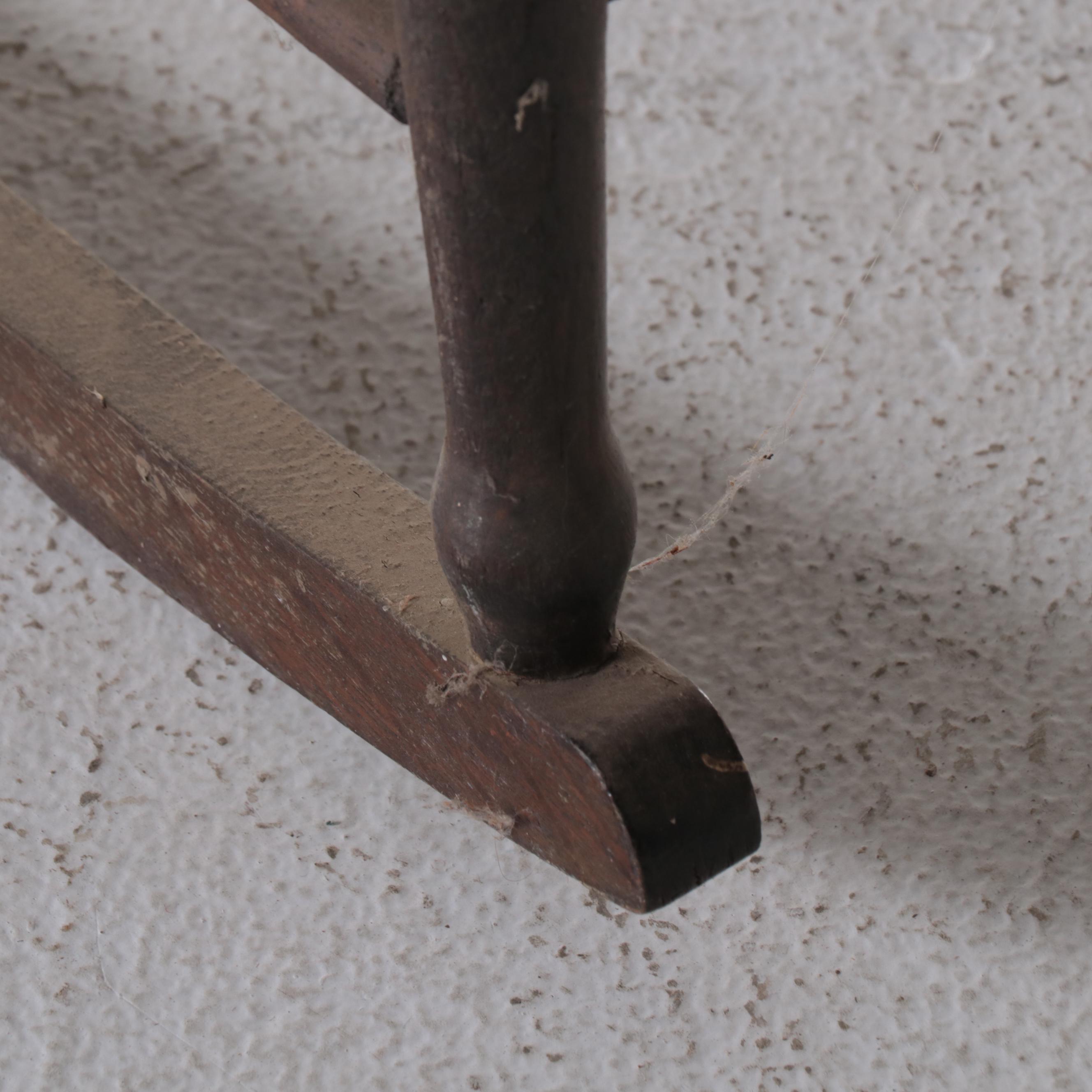 Victorian Caned Rocker and Quartersawn Oak Example, Late 19th/Early 20th Century
